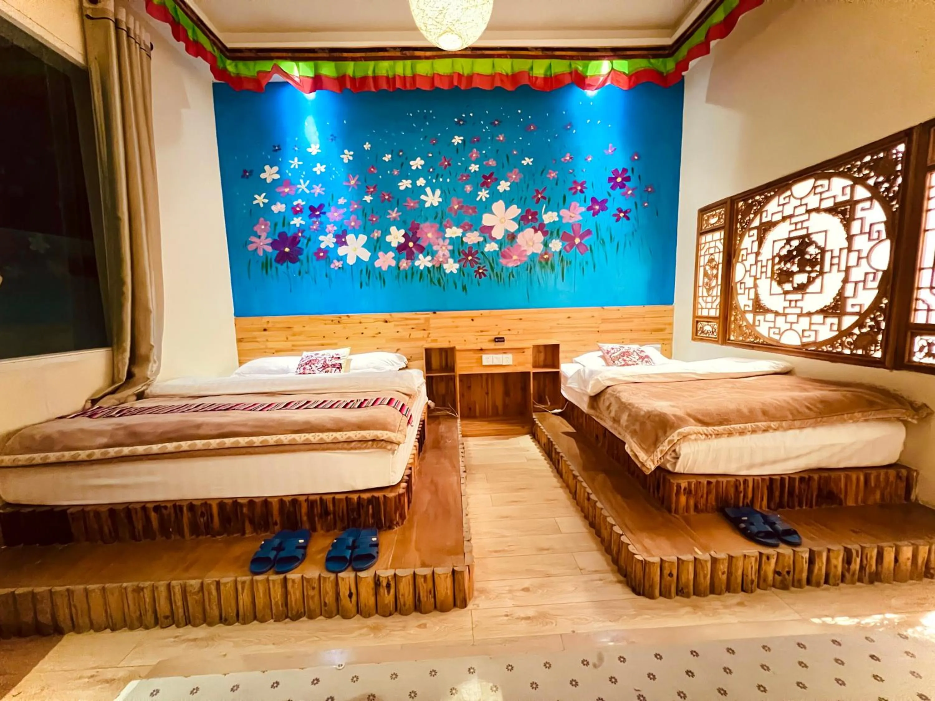 Bed in Shangri-La Chudengshuo Homestay楚登硕民宿