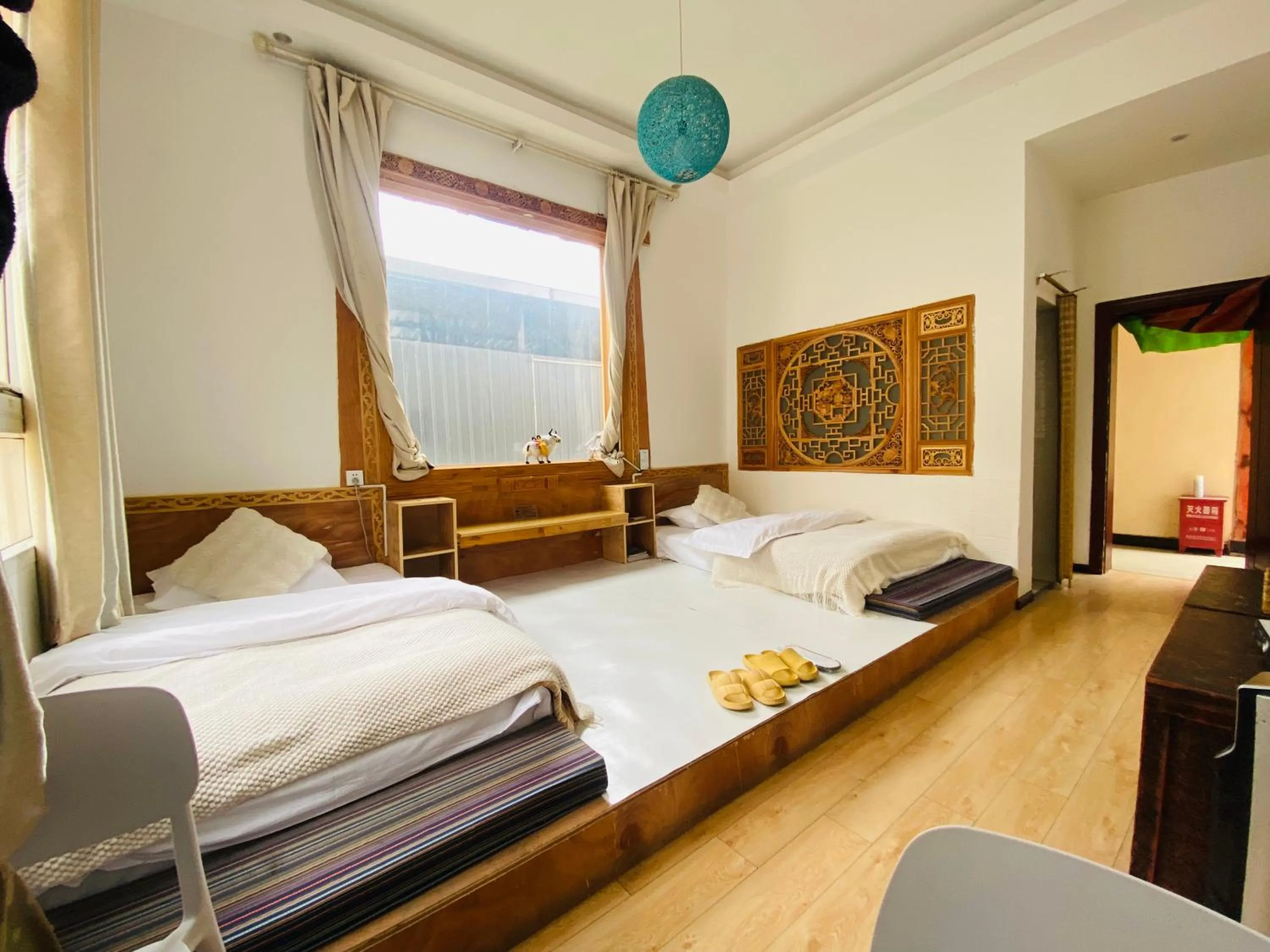 Bed in Shangri-La Chudengshuo Homestay楚登硕民宿