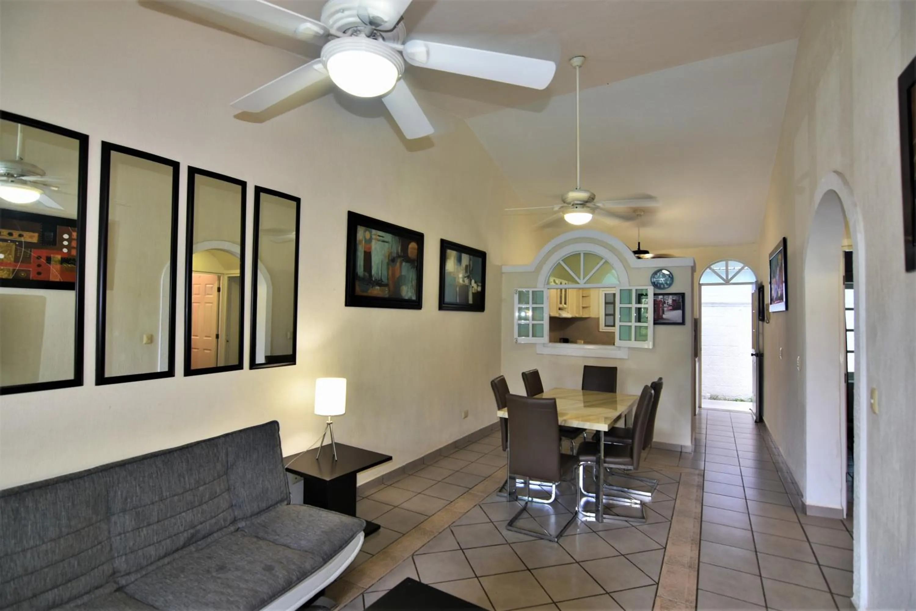 Living room in Tulipanes Cancun