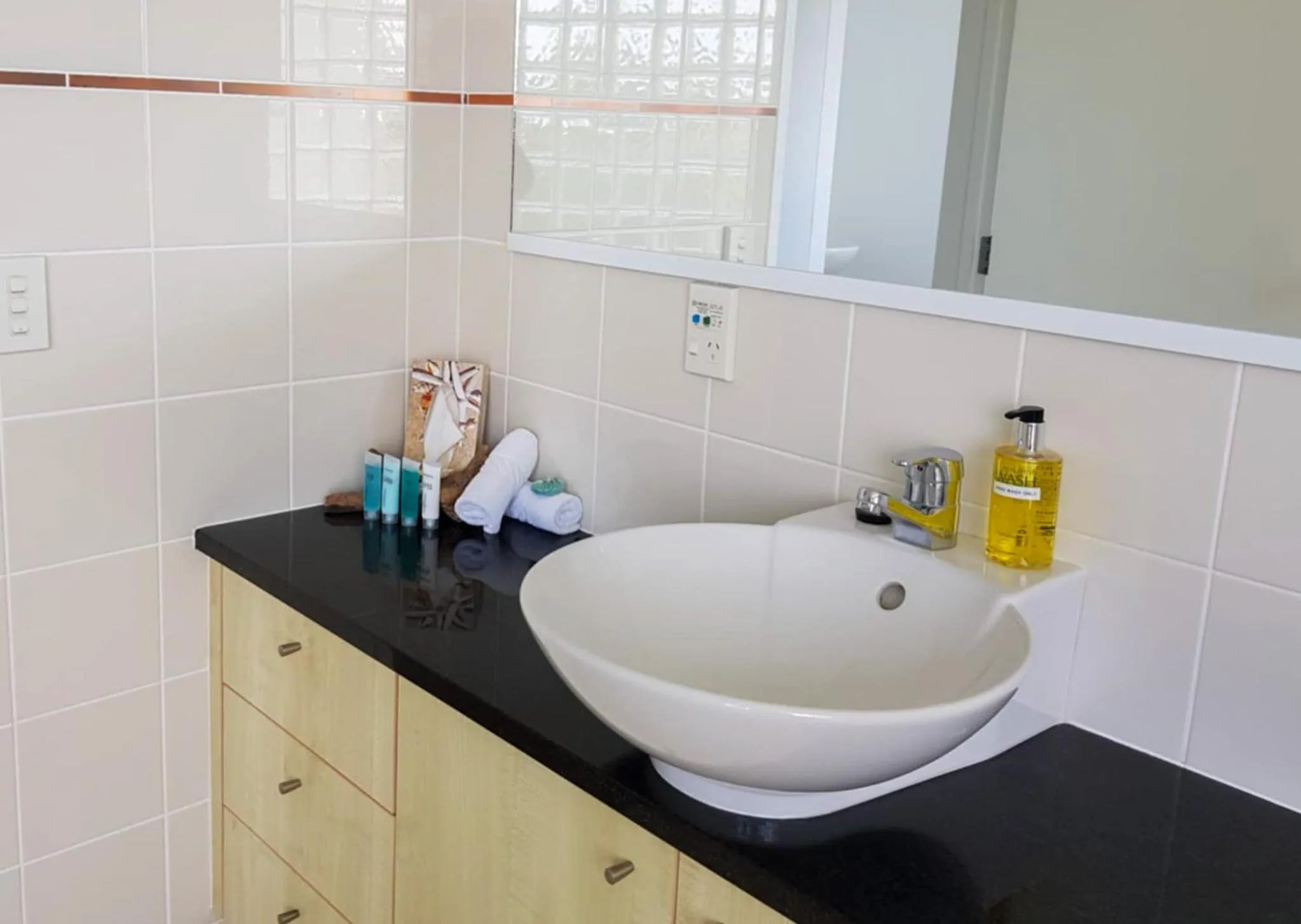 Bathroom in Ocean Breeze Resort Pauanui