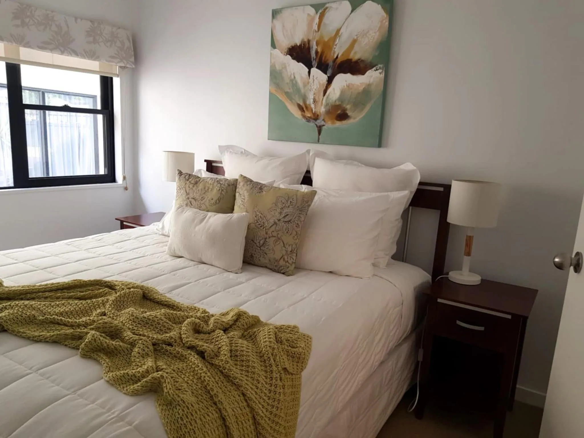 Bed in Ocean Breeze Resort Pauanui