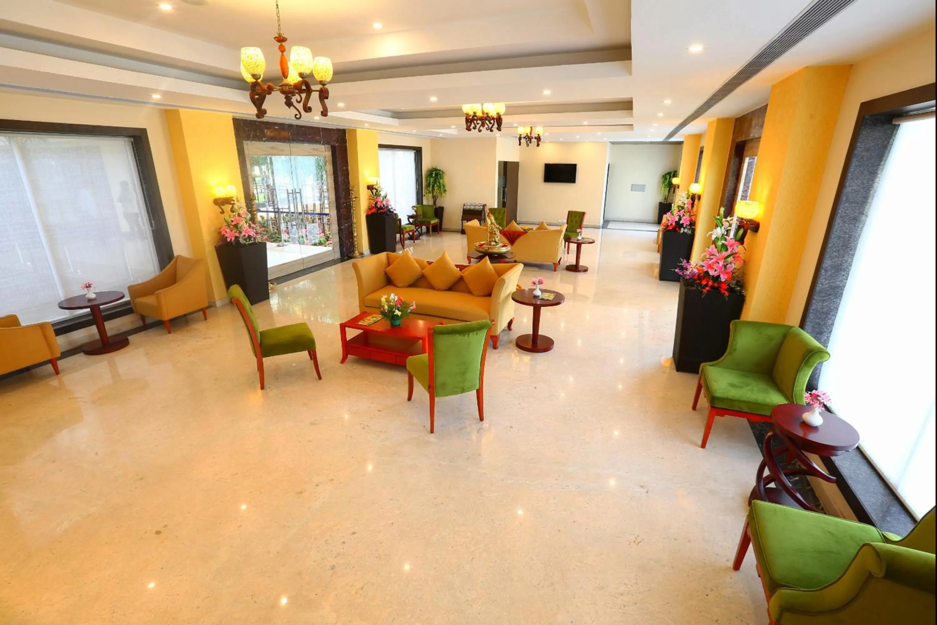 Lobby or reception in Grand Serenaa Hotel & Resorts, Auroville