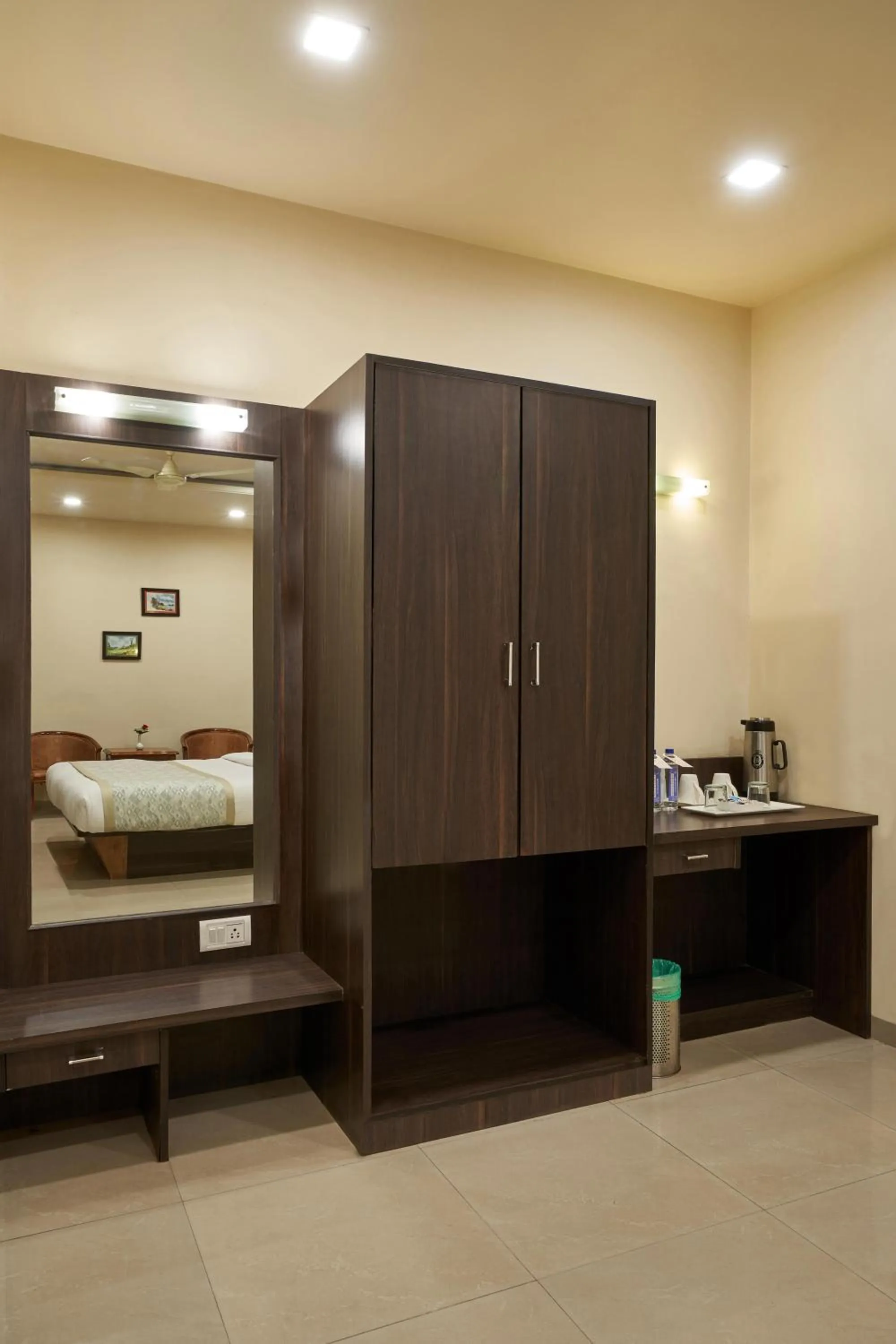 View (from property/room), Bed in Hotel Atria, Kolhapur