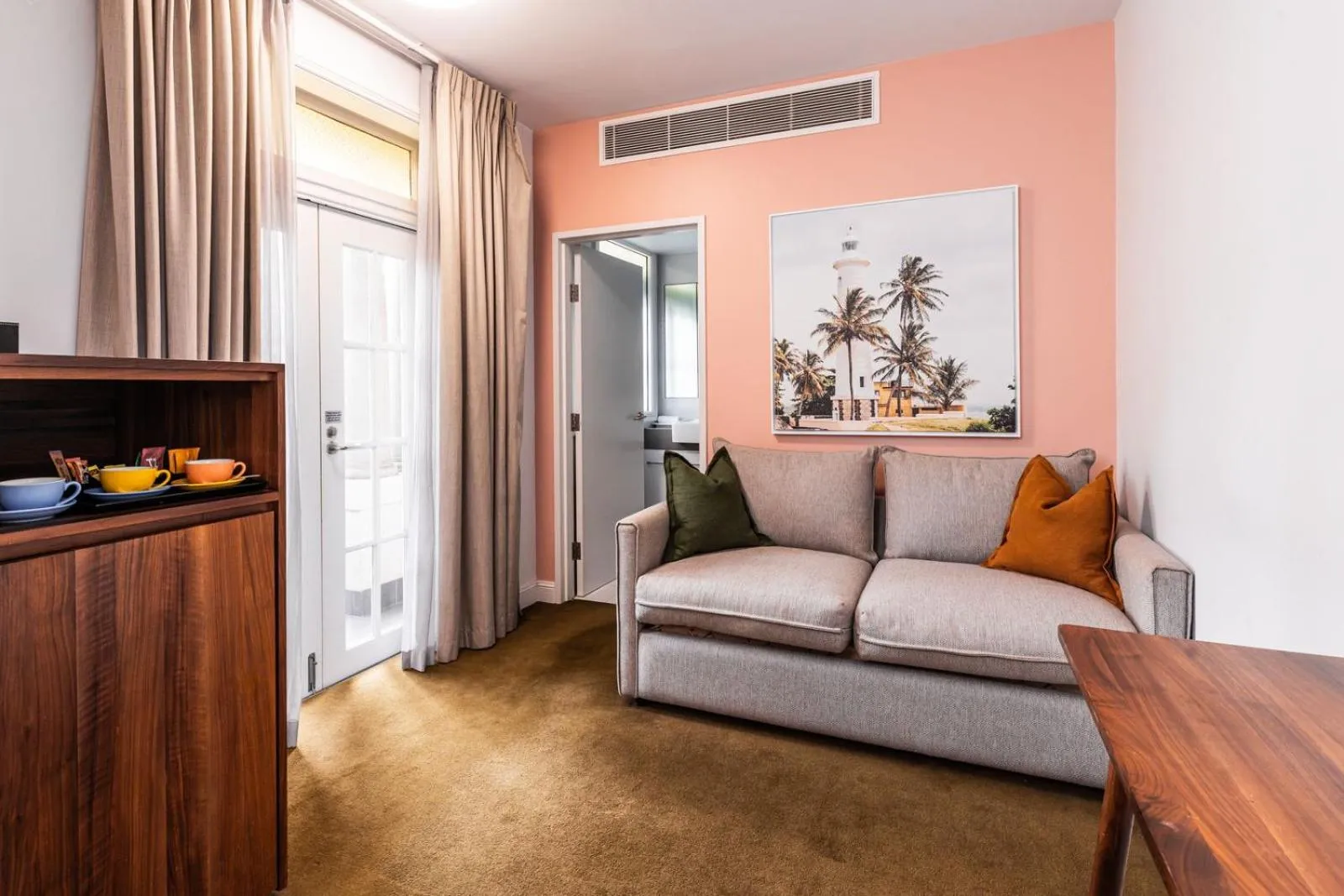 Living room in The Lucky Hotel