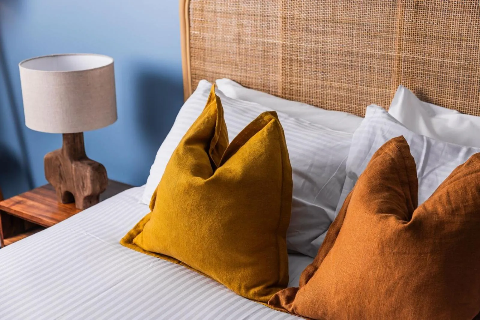 Bed in The Lucky Hotel