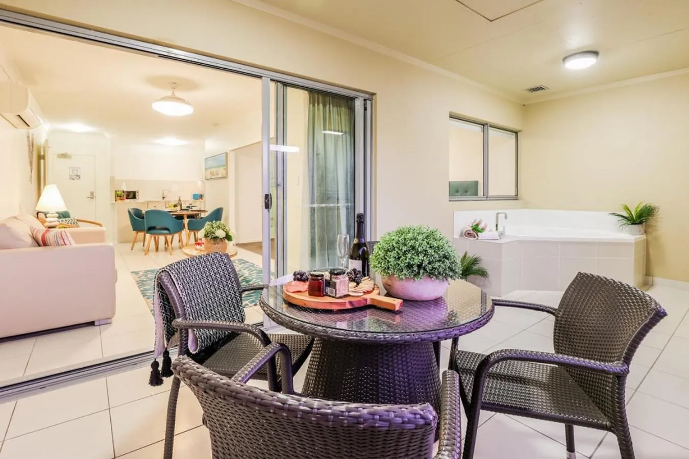 Balcony/Terrace in 1770 Lagoons Central Apartment Resort Official