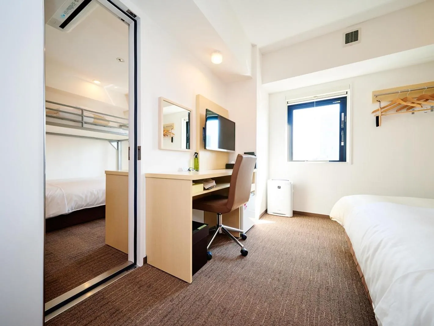 Bed in Super Hotel Akihabara Suehirocho