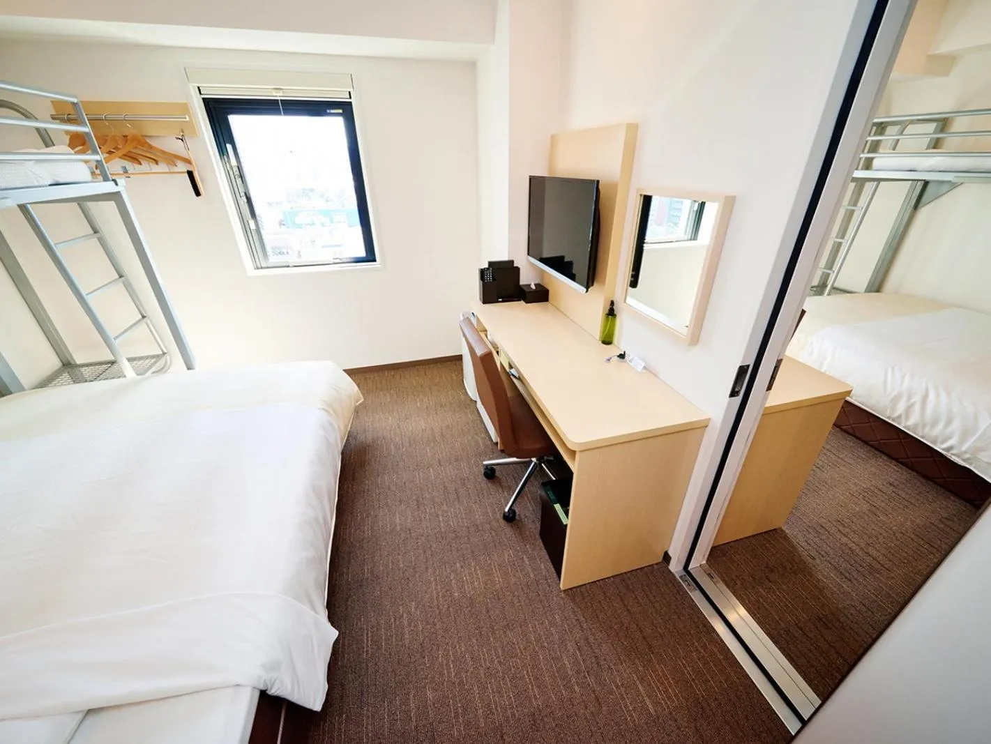 Bed in Super Hotel Akihabara Suehirocho