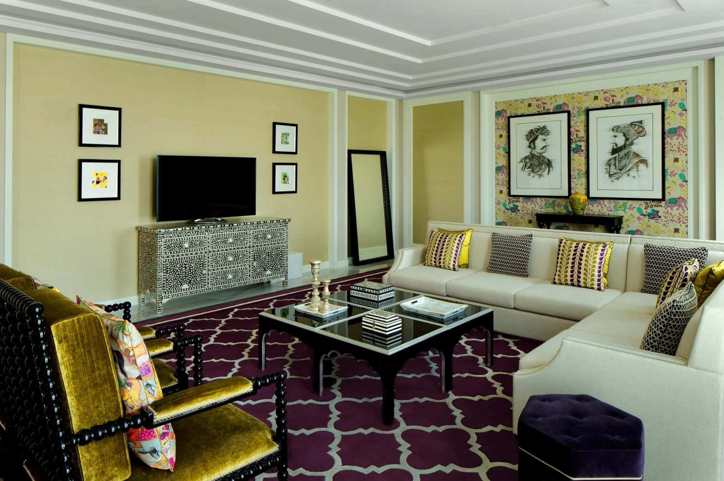 Living room in Taj Dubai