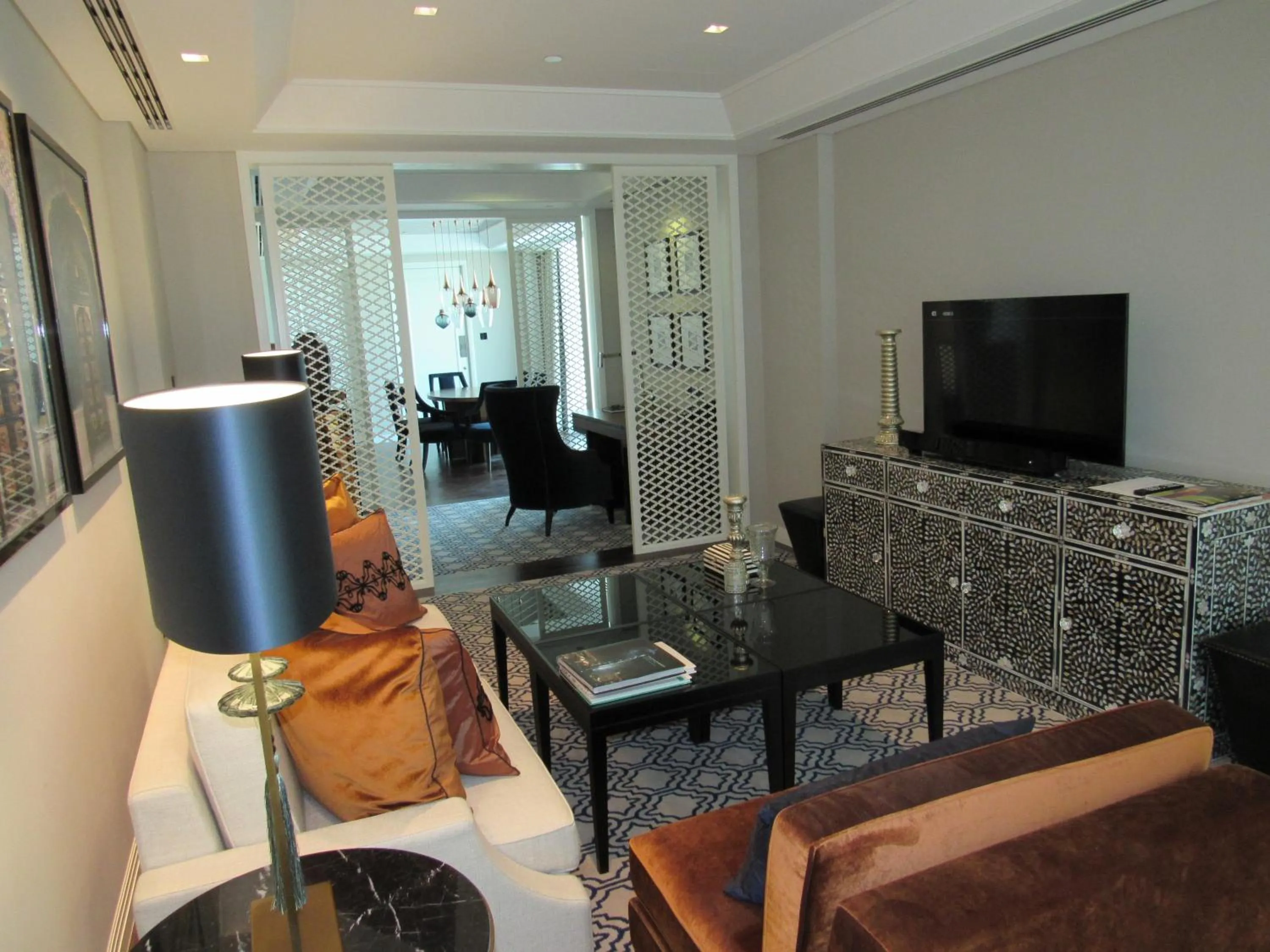 Seating area in Taj Dubai