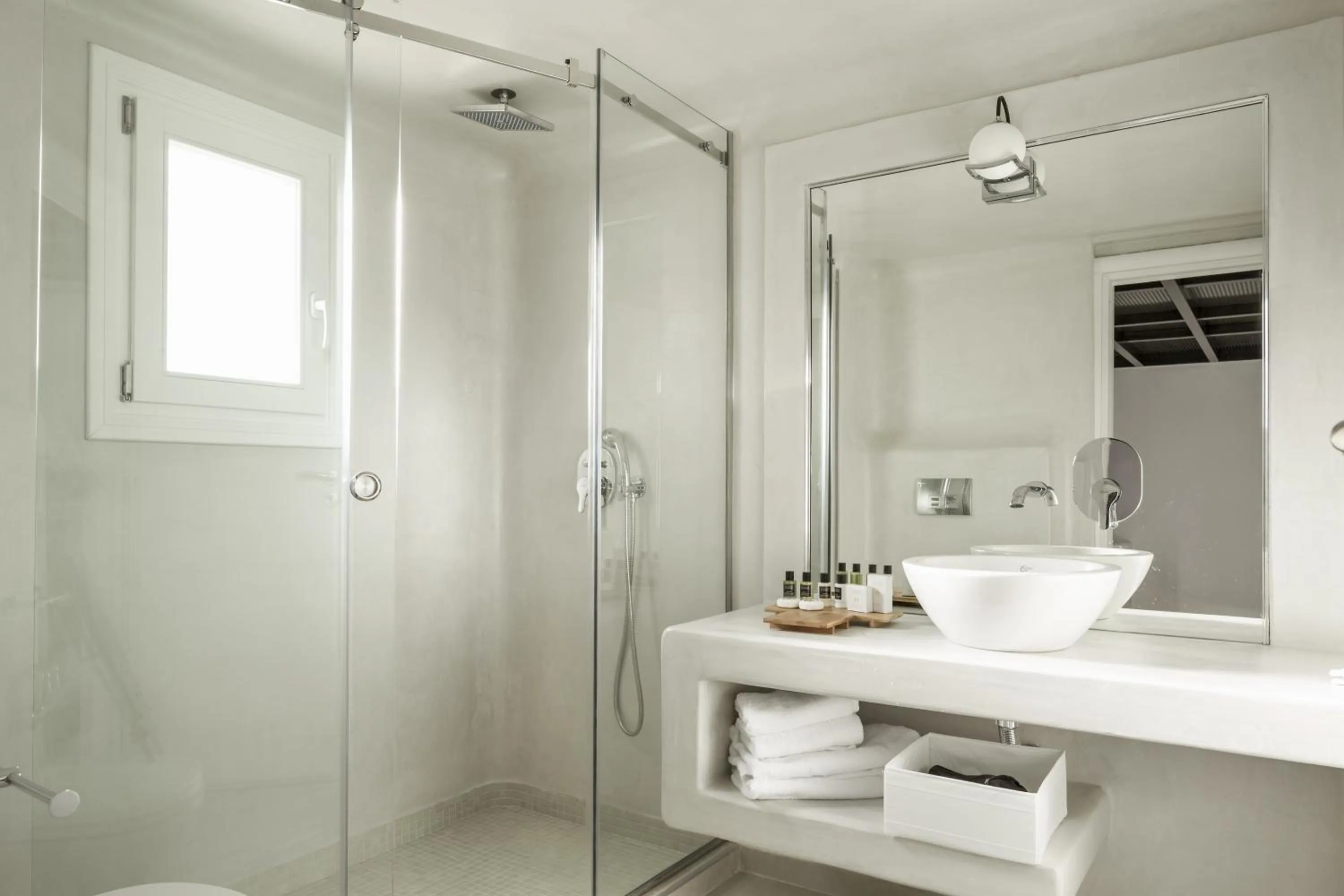 Bathroom in Art Hotel Santorini