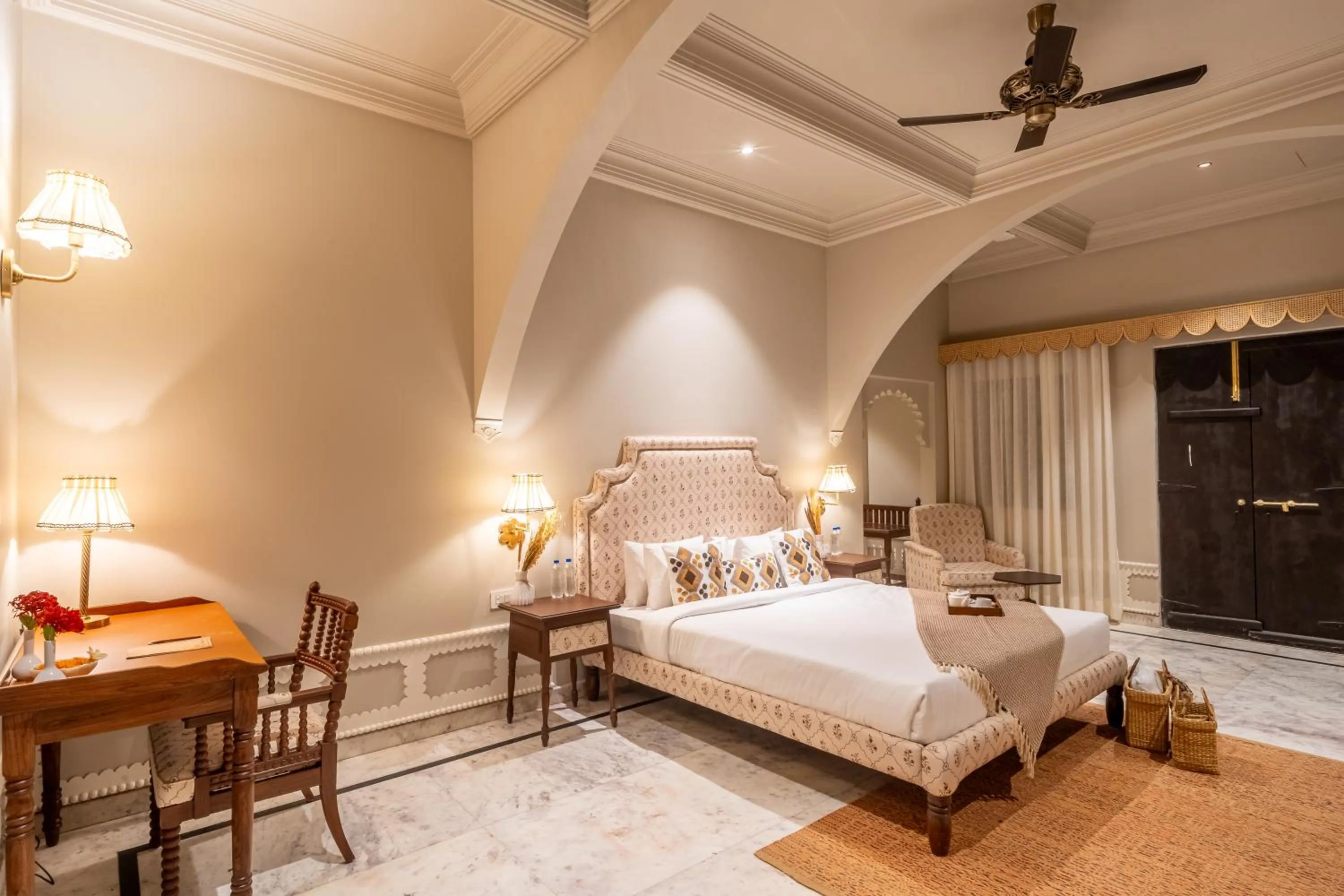 Photo of the whole room, Bed in Daulatgarh Resort