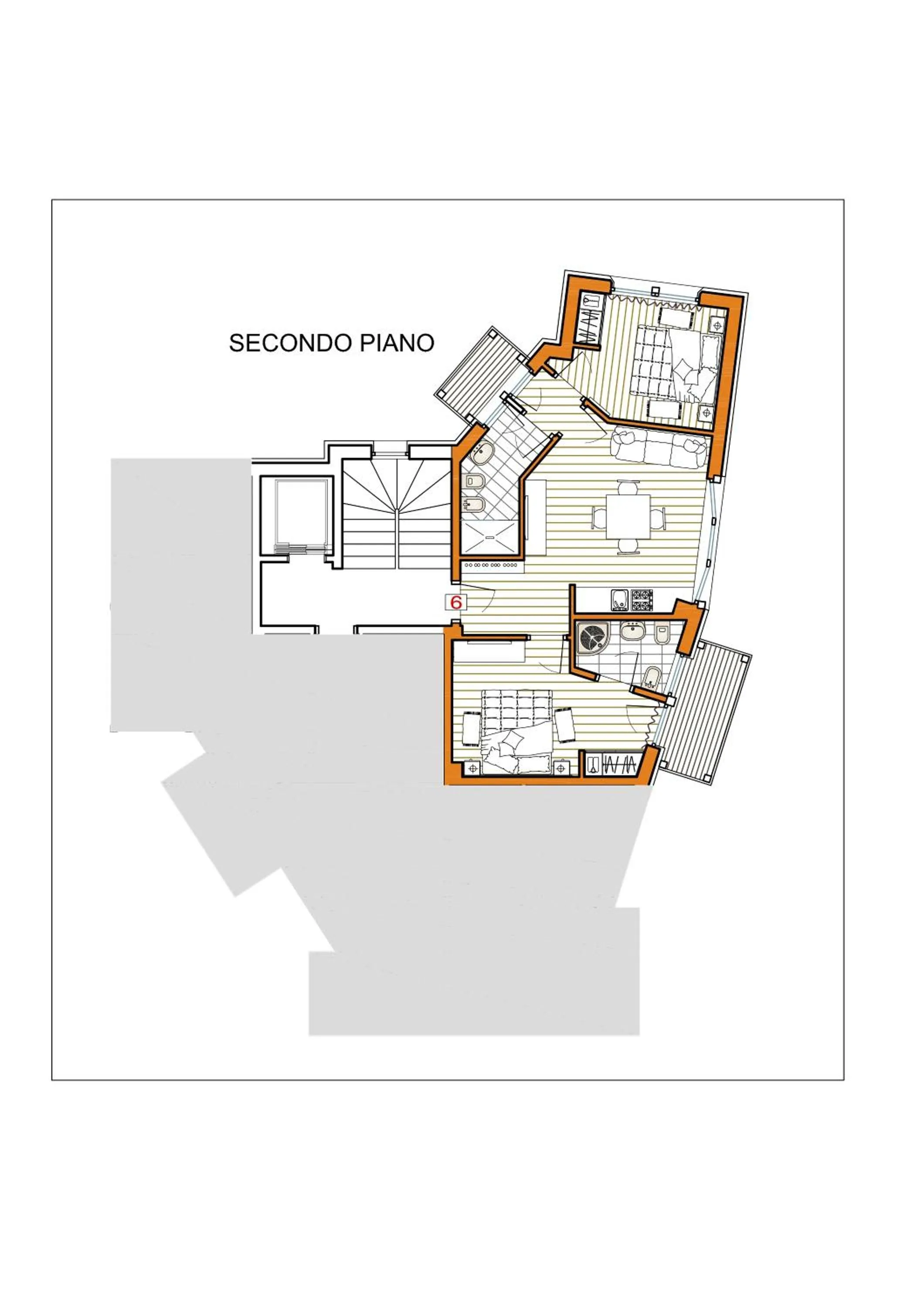 Floor plan in Residence Aspen