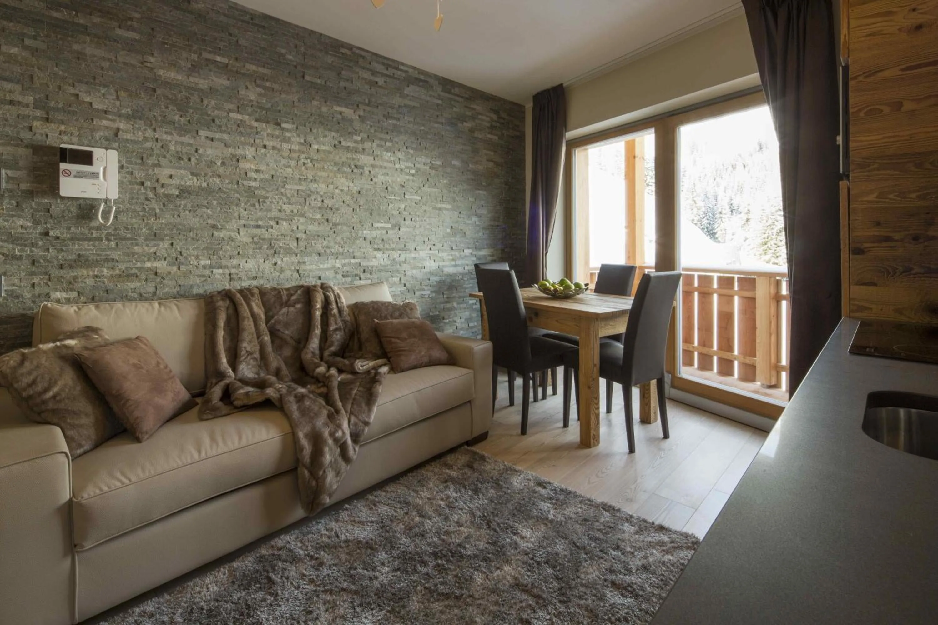 Seating area in Residence Aspen