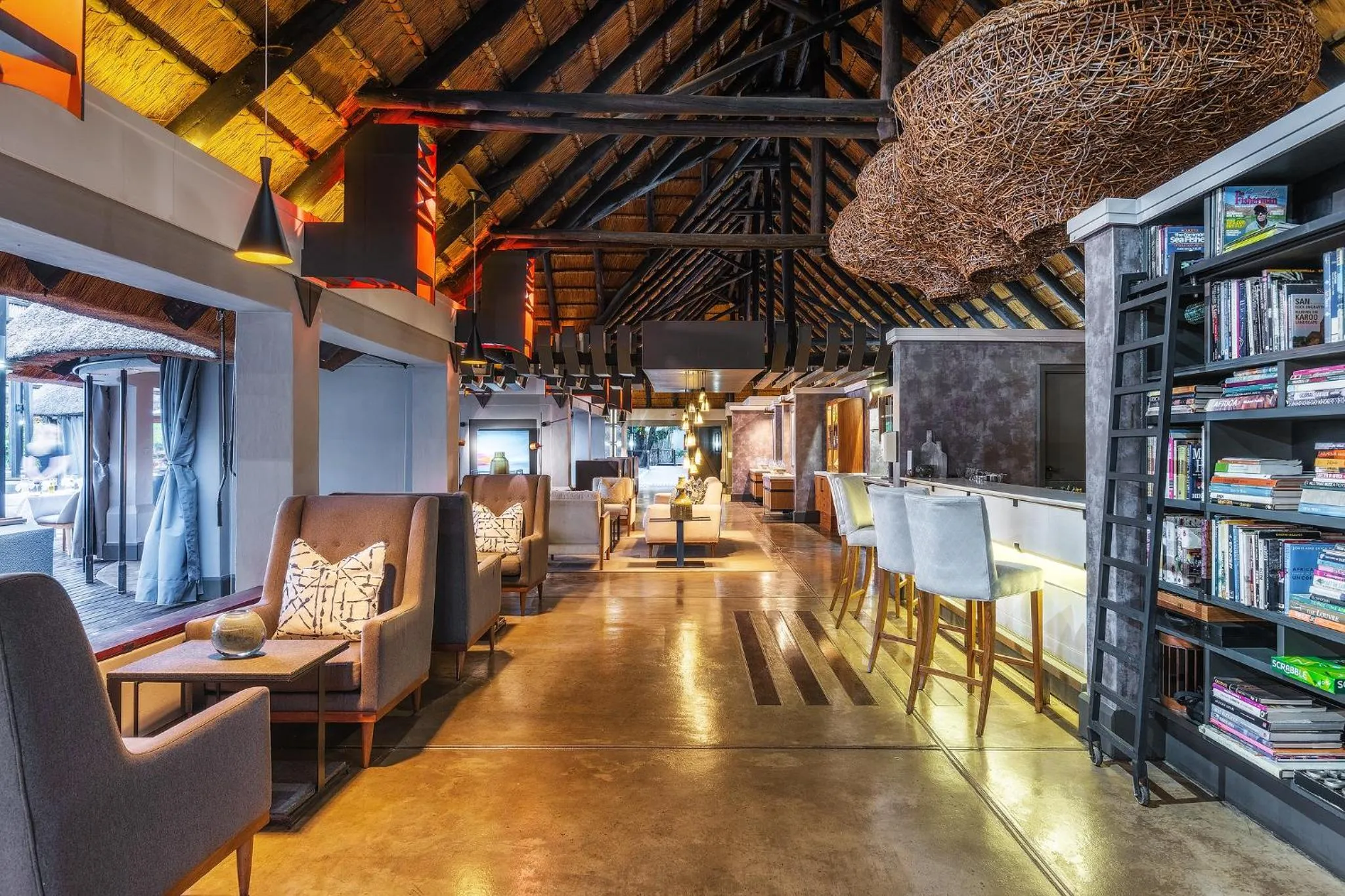 Lounge or bar in Chobe Water Villas