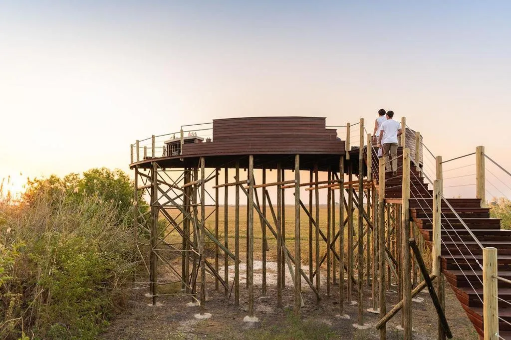 Property building in Chobe Water Villas