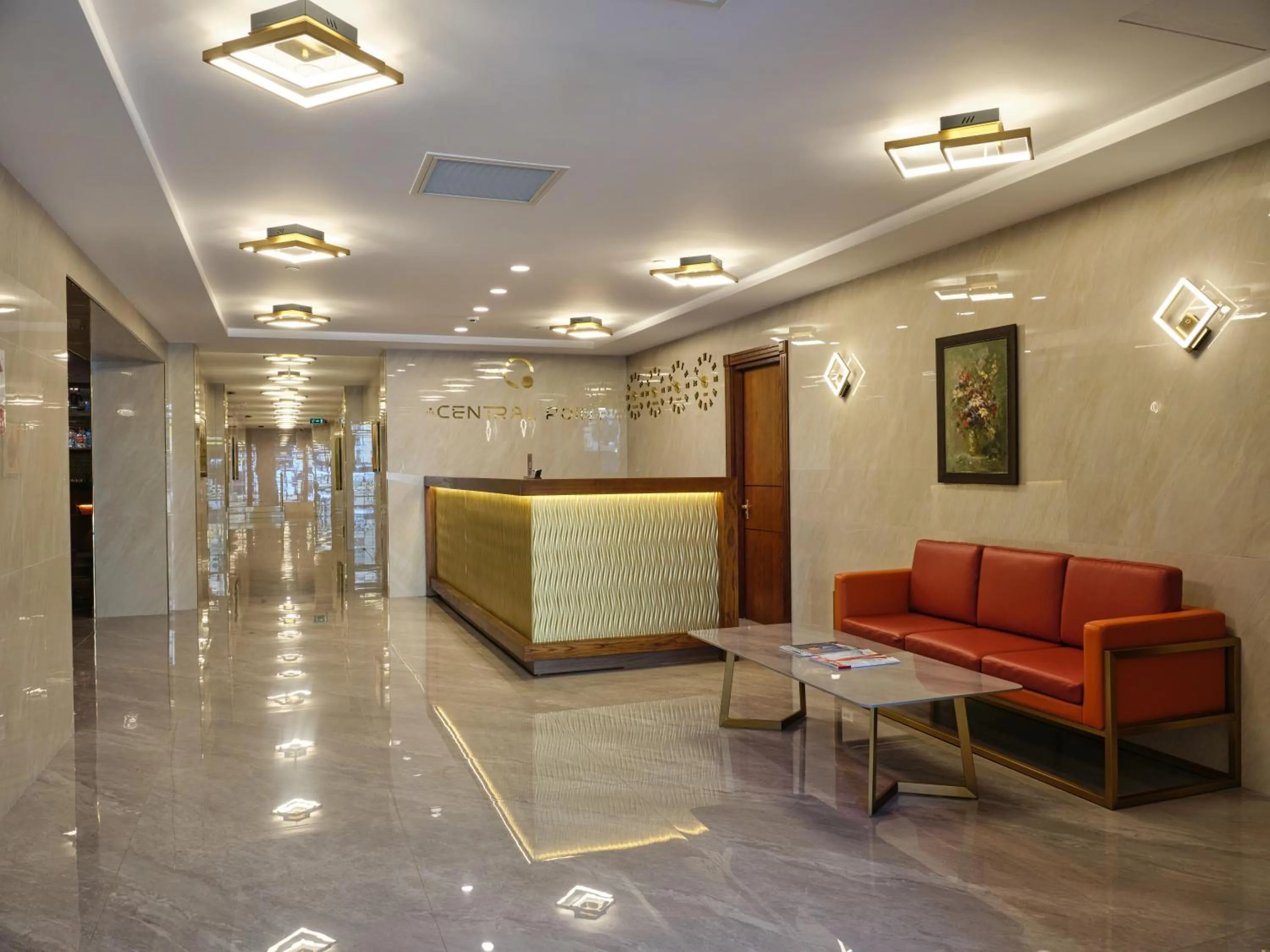 Lobby or reception in The Central Point Hotel Baku