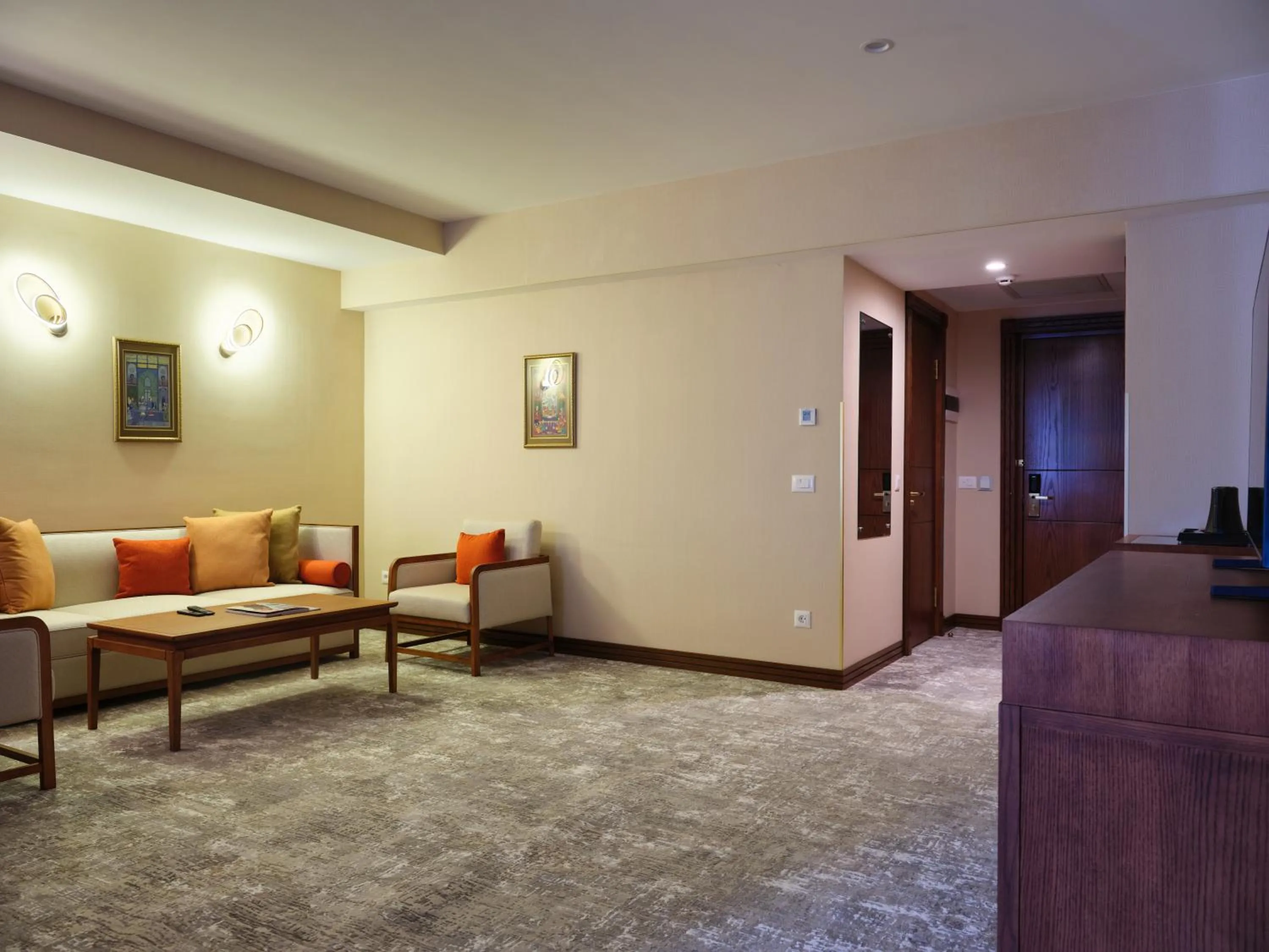 Seating area in The Central Point Hotel Baku