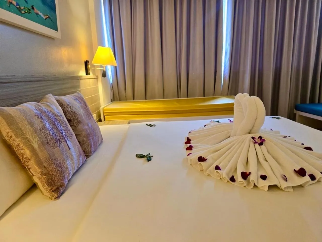 Bed in ON Hotel Phuket - SHA