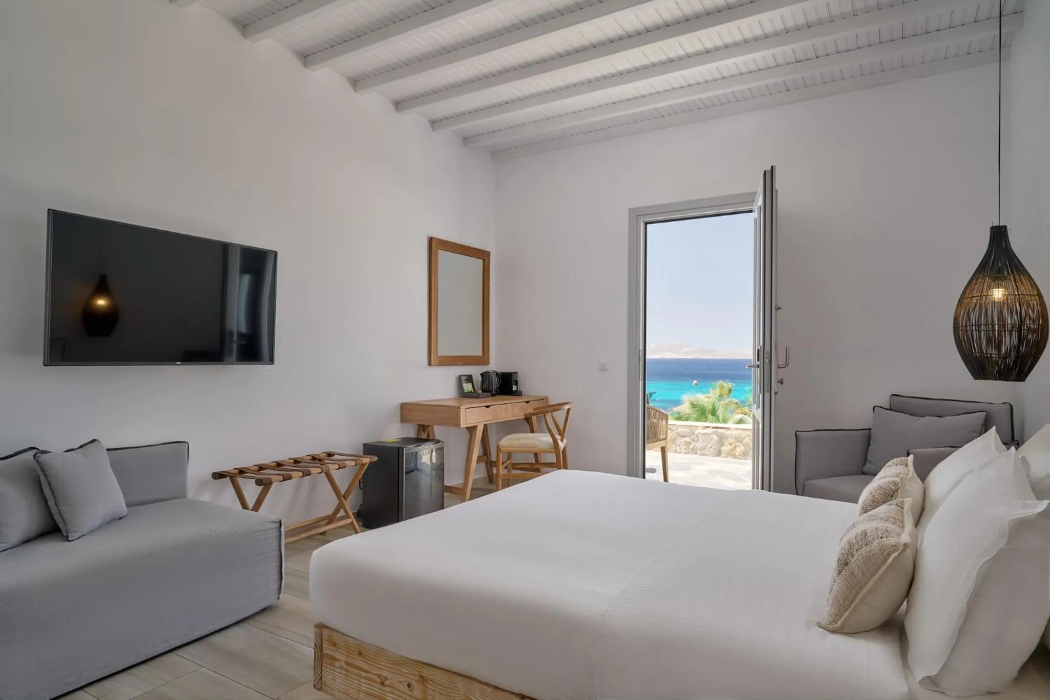 Bed in Hippie Chic Hotel