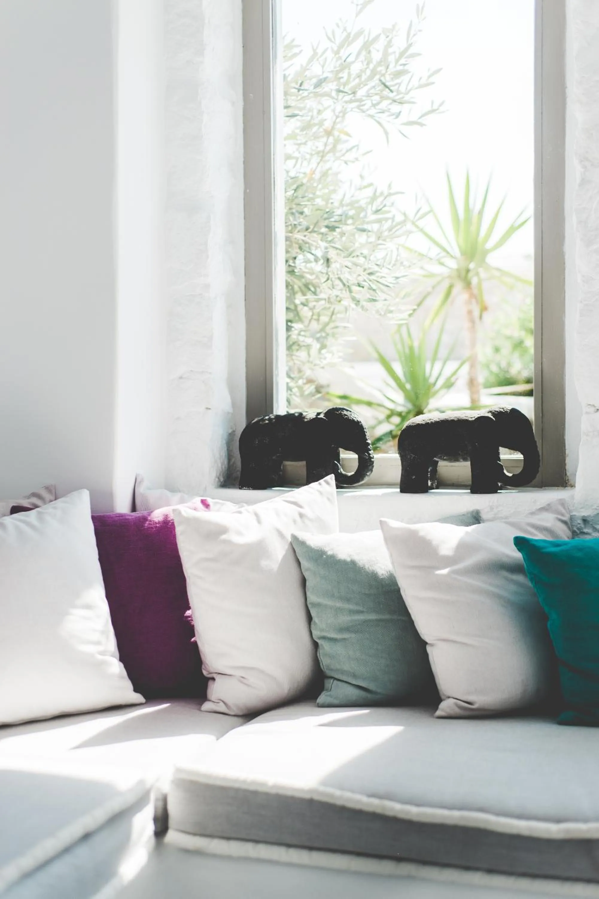 Bed in Hippie Chic Hotel