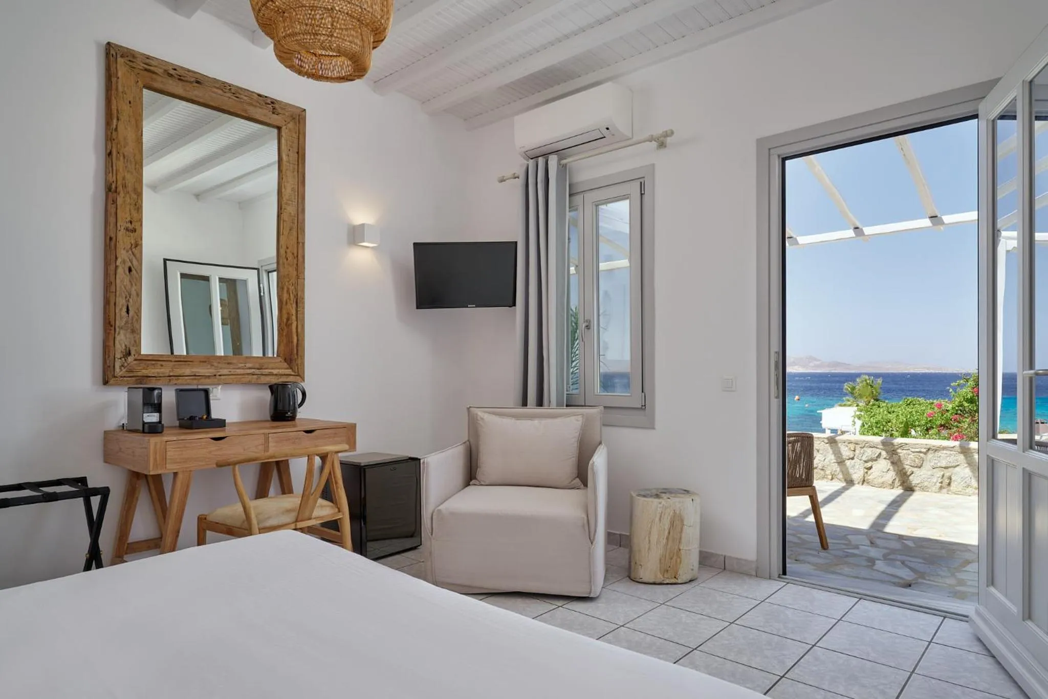 Bed in Hippie Chic Hotel