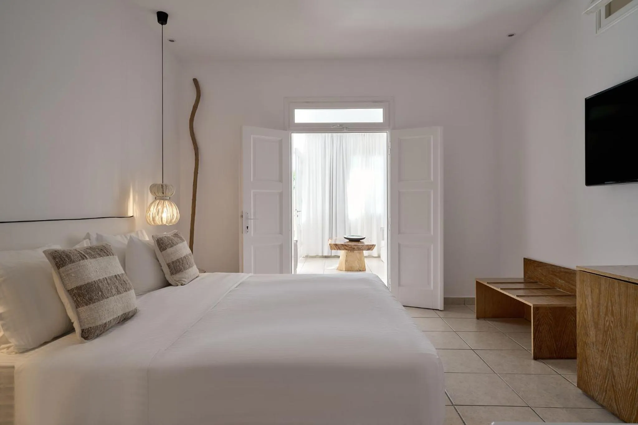 Bed in Hippie Chic Hotel