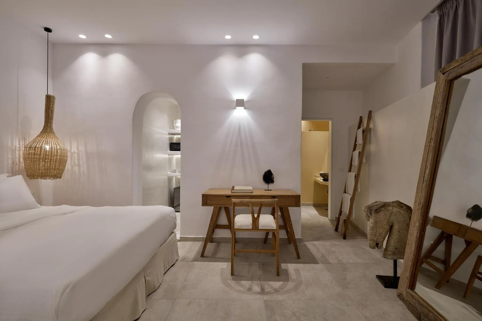 Bed in Hippie Chic Hotel