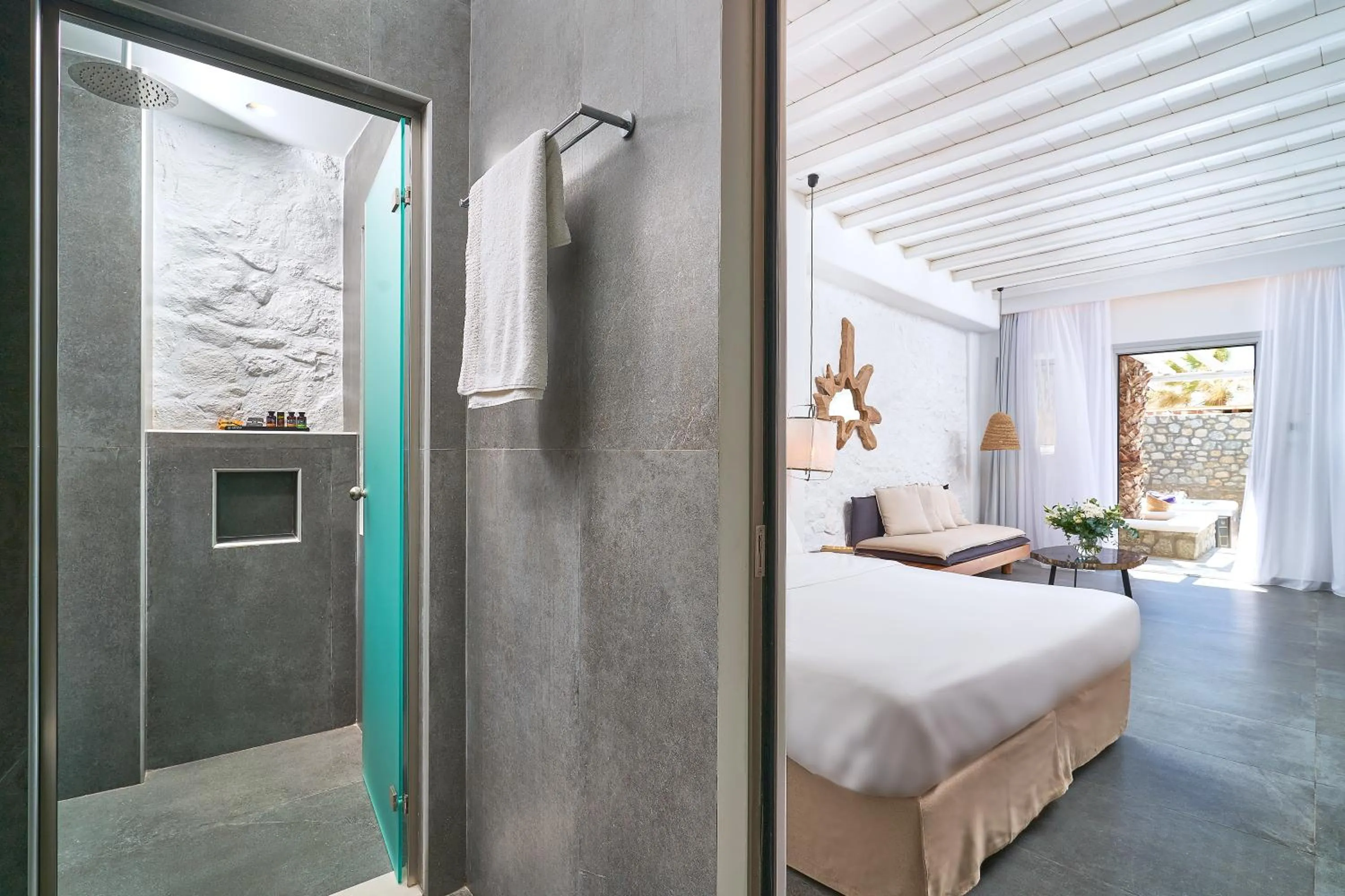 Bed in Hippie Chic Hotel