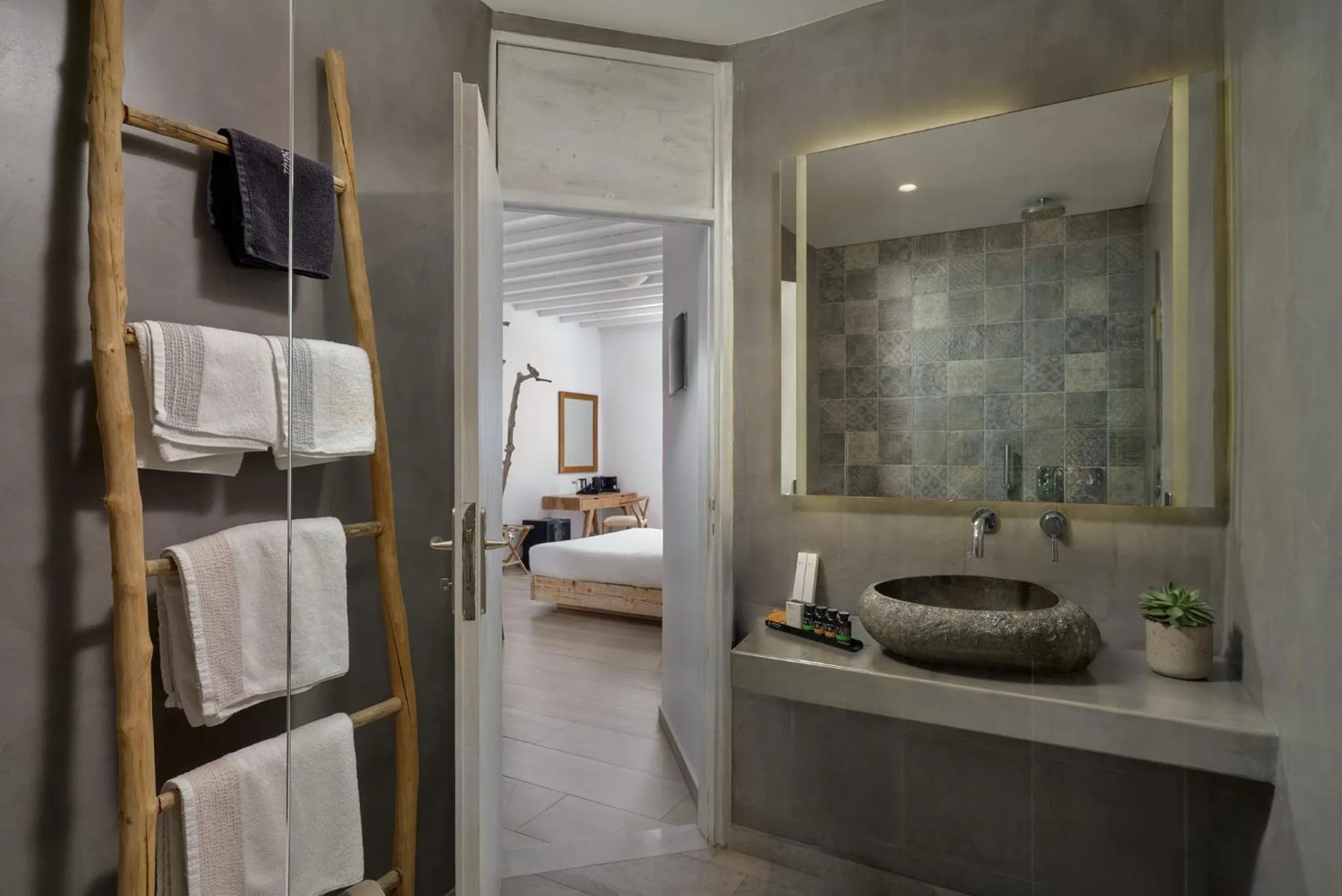 Bed in Hippie Chic Hotel