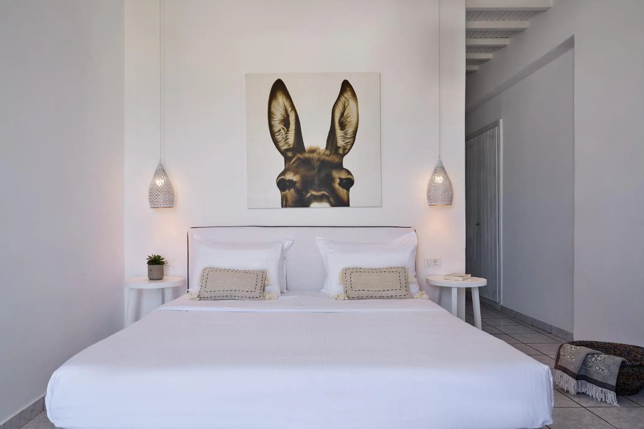 Bed in Hippie Chic Hotel