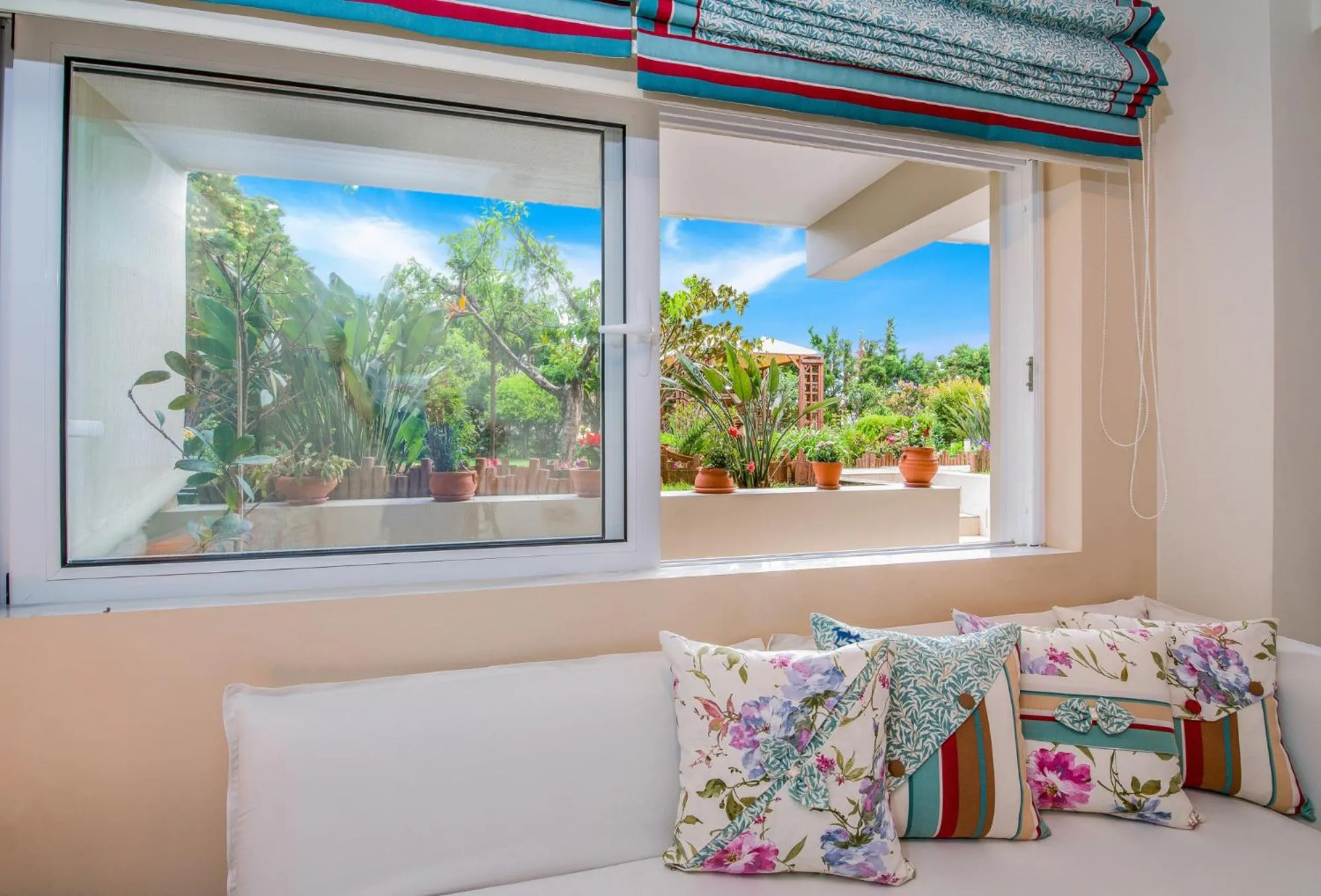 Living room in Stamatakis Boutique Studios