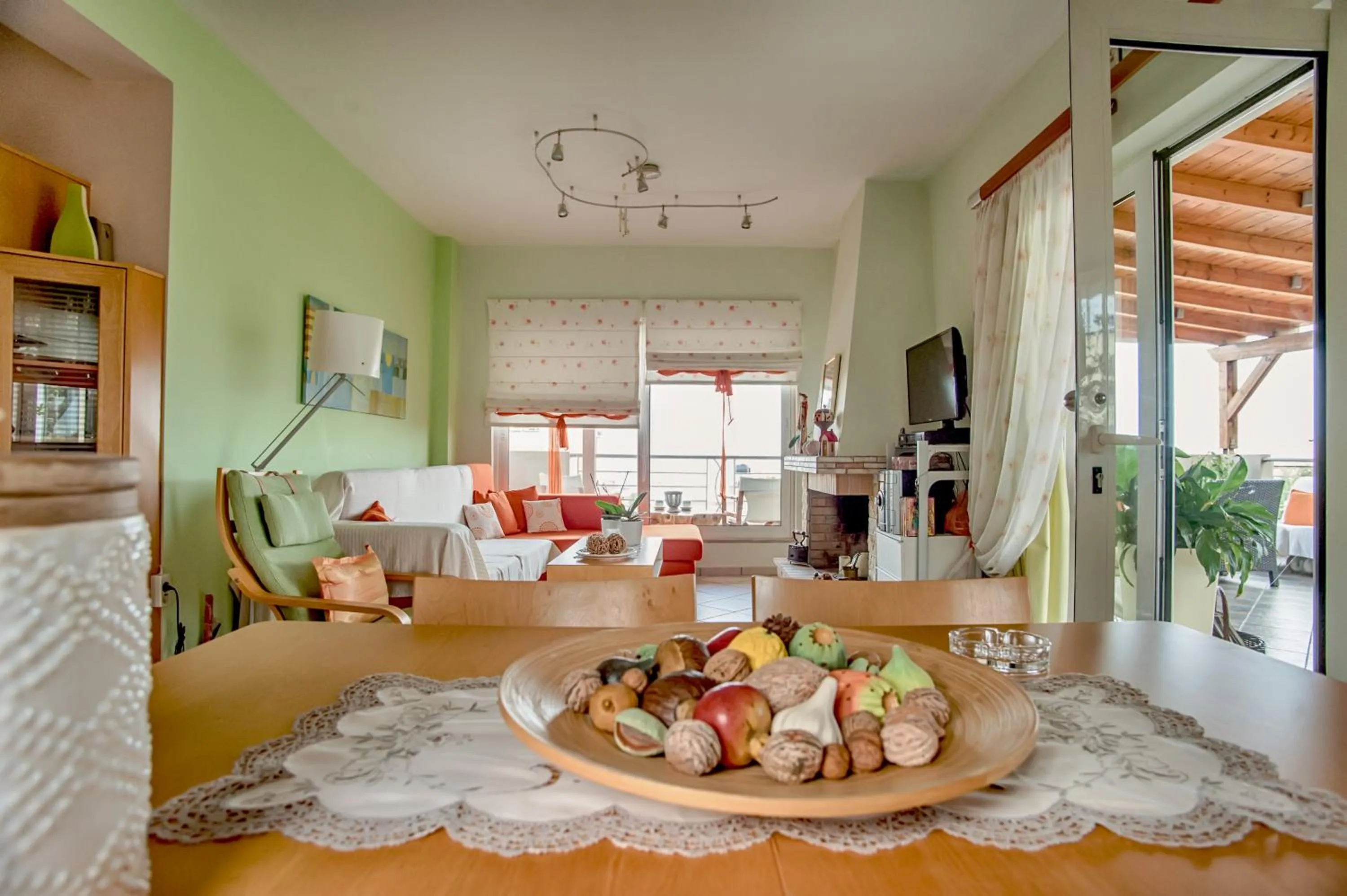 Seating area in Stamatakis Boutique Studios