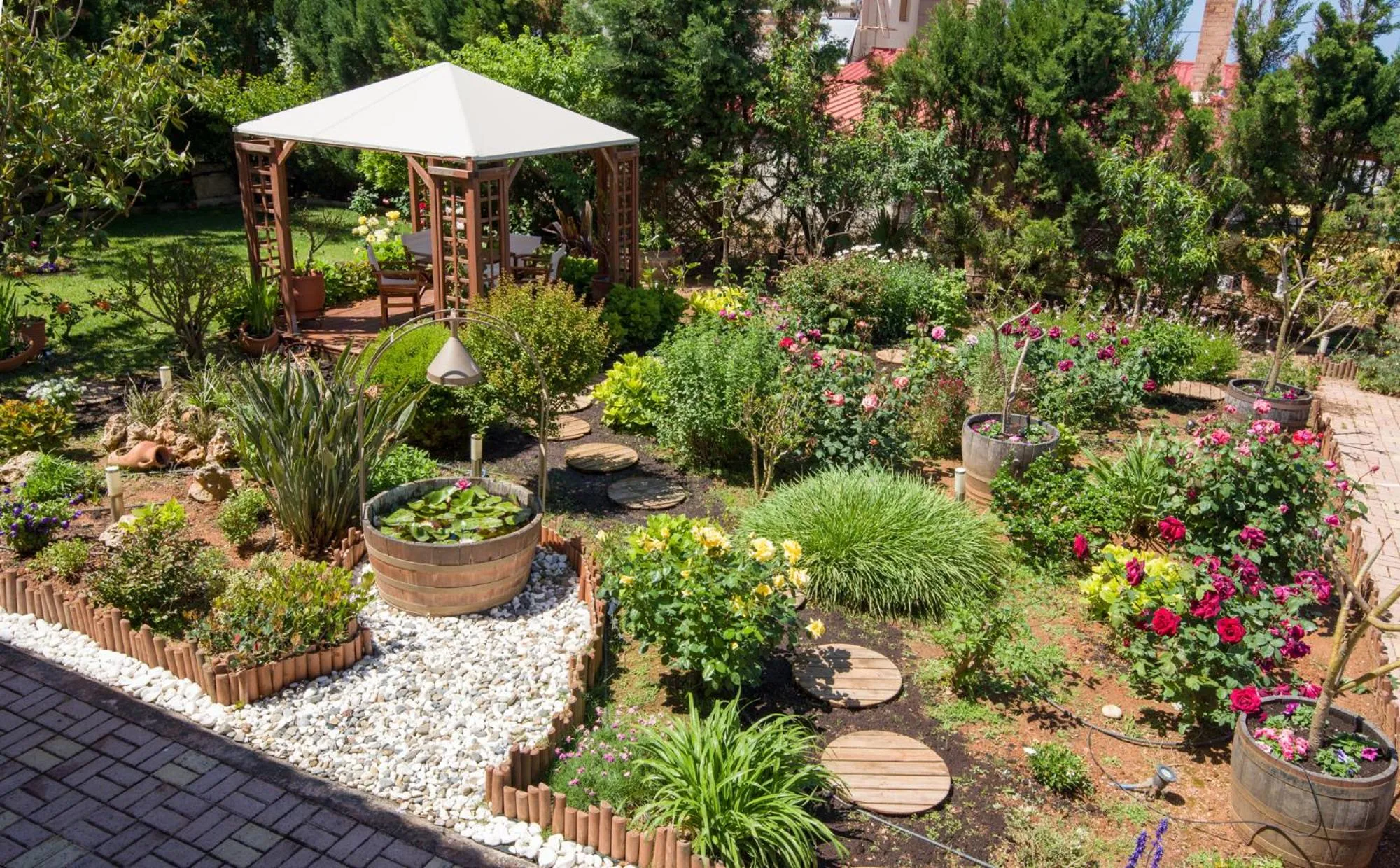 Garden in Stamatakis Boutique Studios