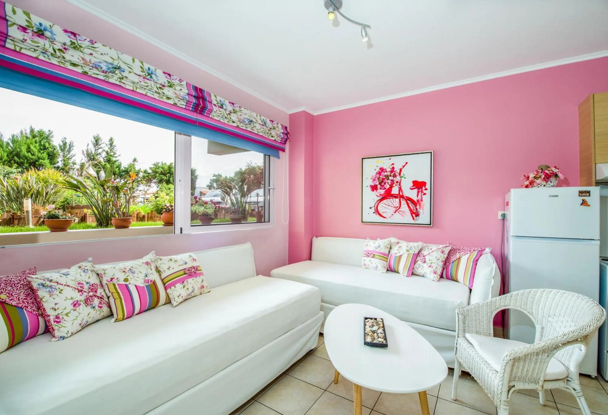 Living room in Stamatakis Boutique Studios