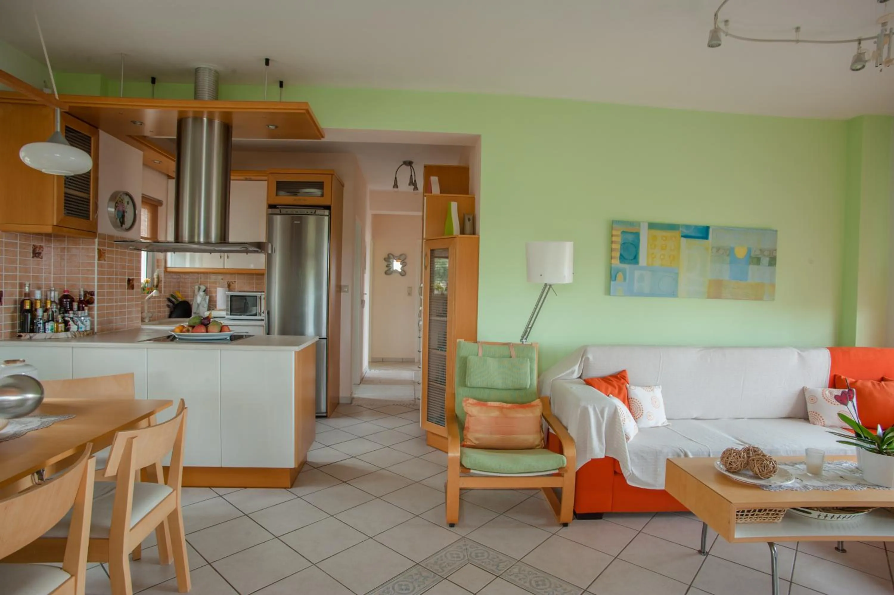 Dining area in Stamatakis Boutique Studios