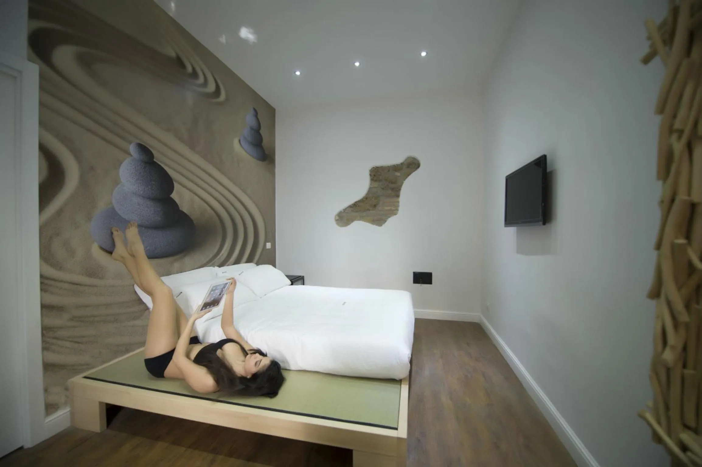 Decorative detail, Bed in Ripetta Relais