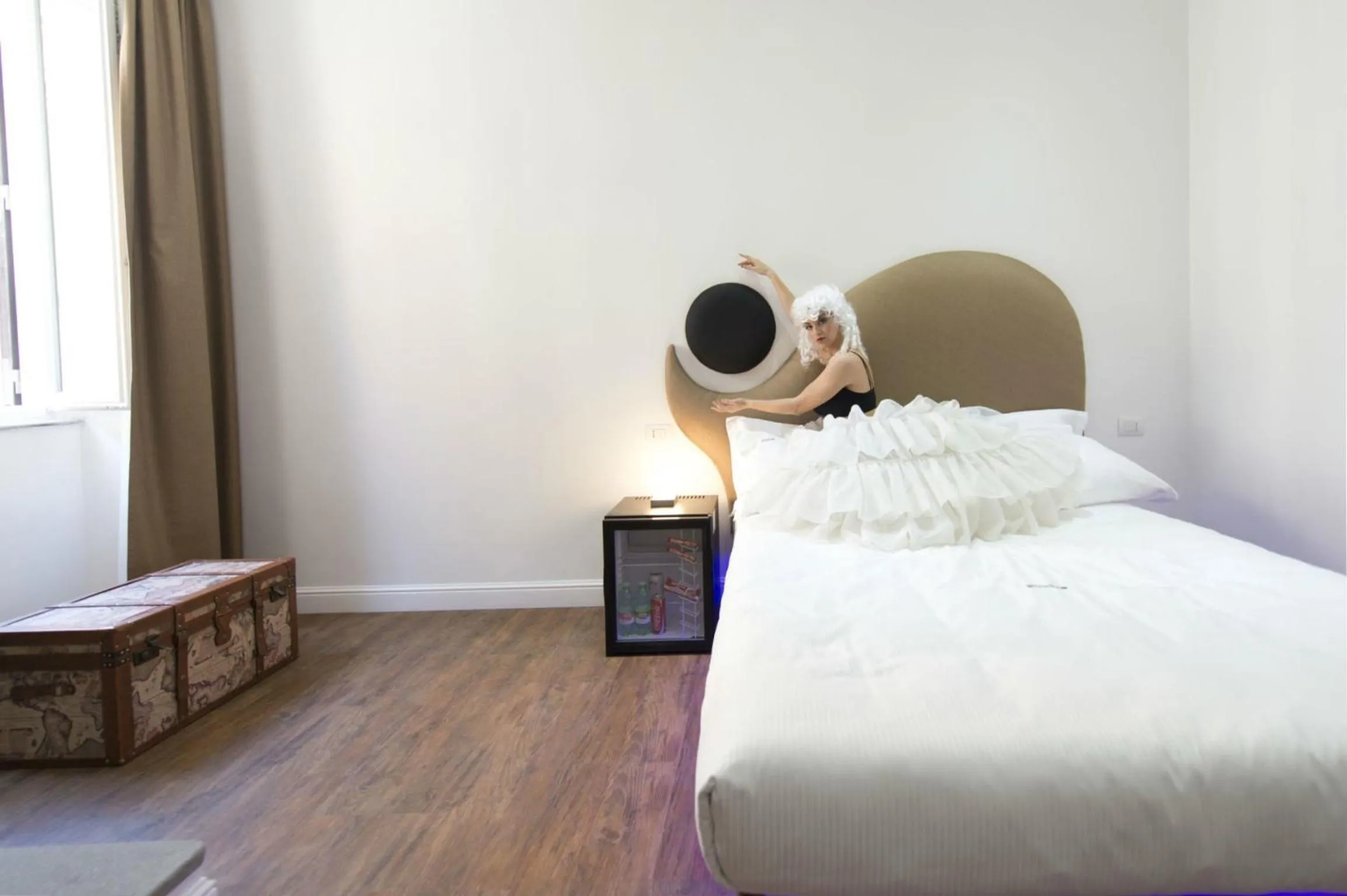 Decorative detail, Bed in Ripetta Relais