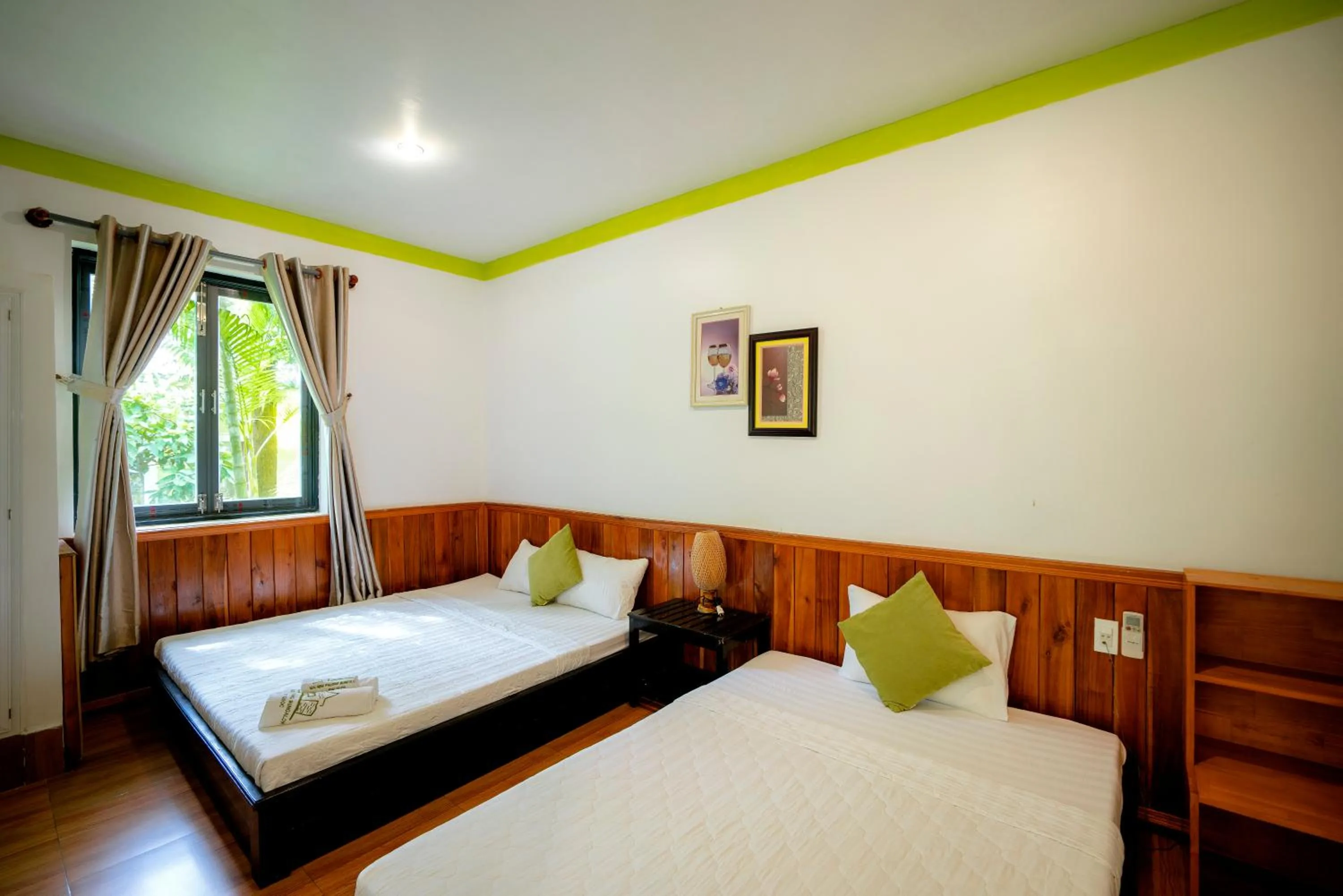 Bed in Bungalow Mai Phuong Binh