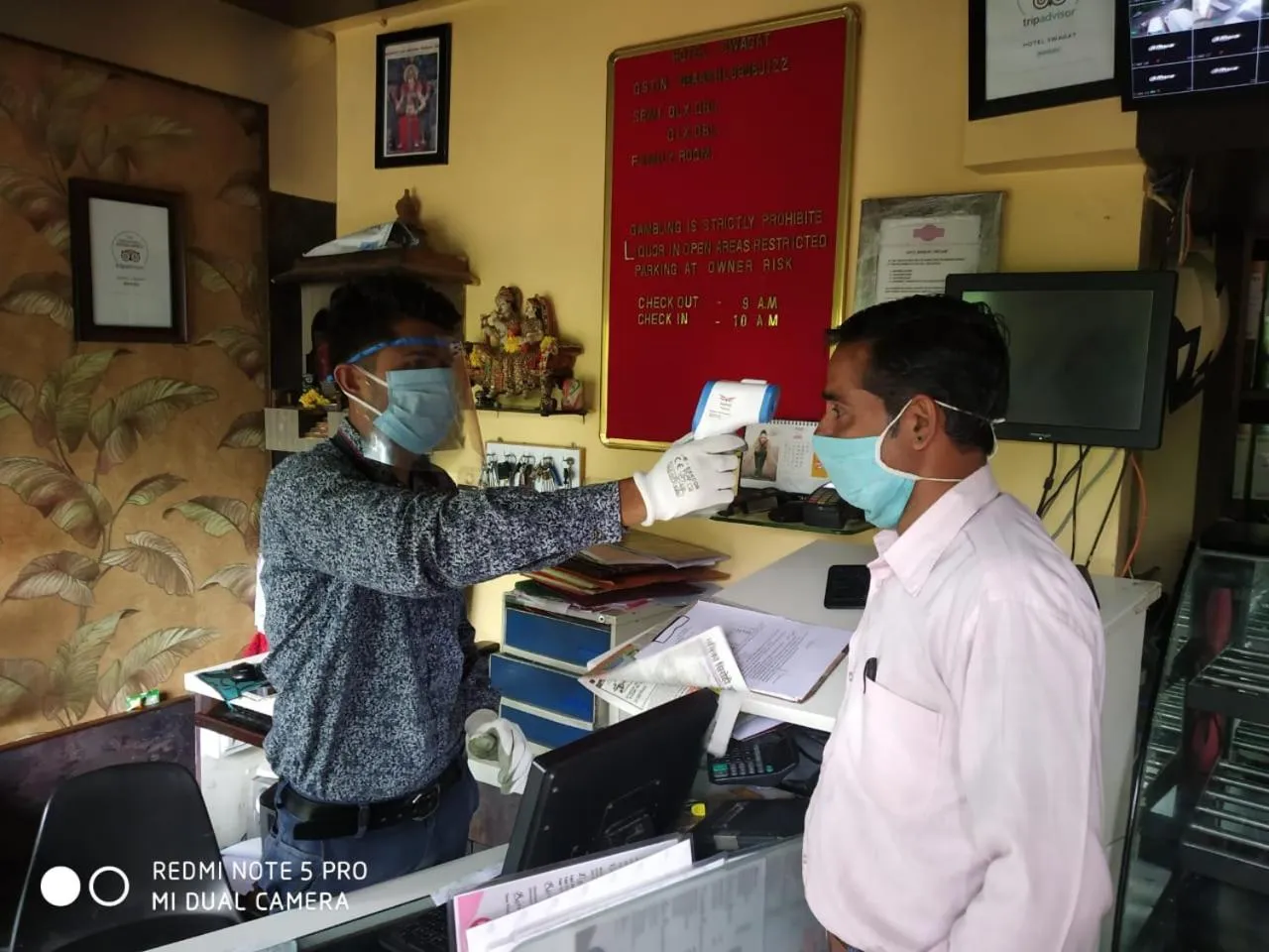 Lobby or reception in Hotel Swagat