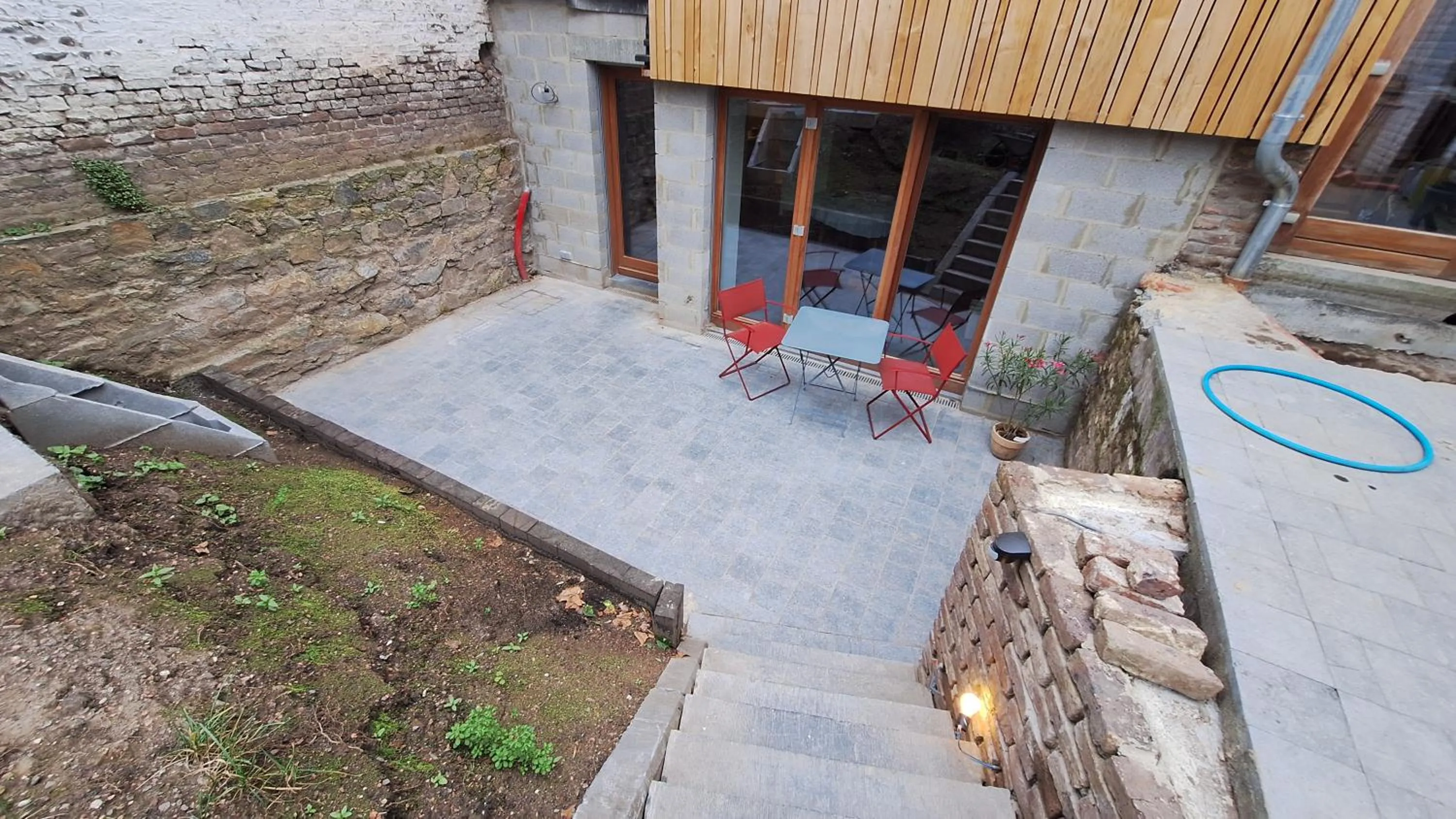 Patio in Bed and breakfast Le fourchu fossé