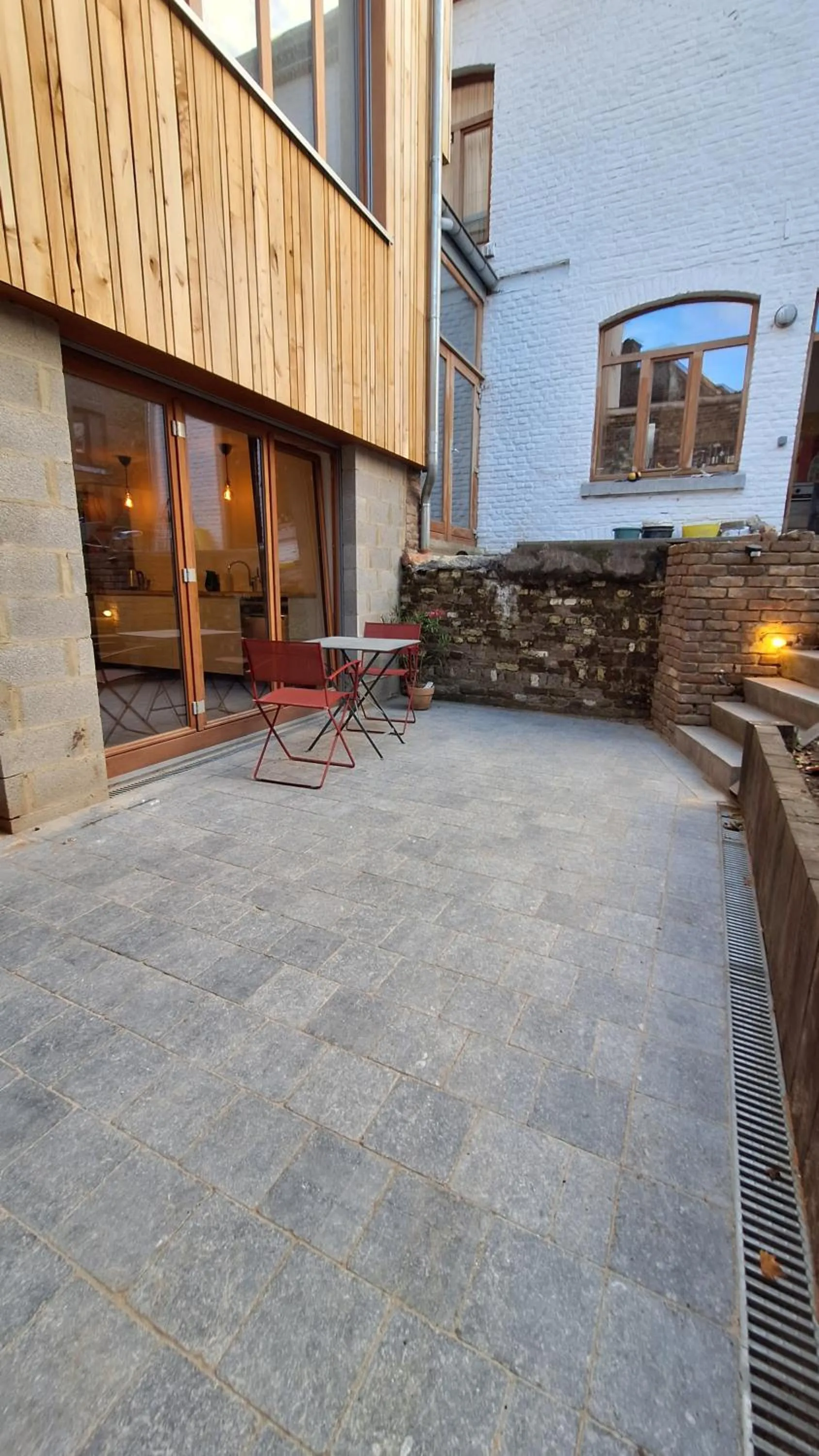 Patio in Bed and breakfast Le fourchu fossé