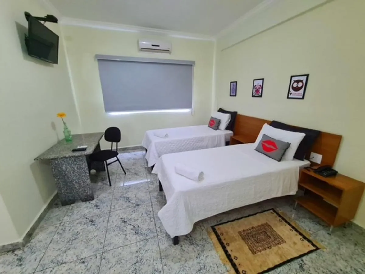 Bed in Hotel Flor de Minas