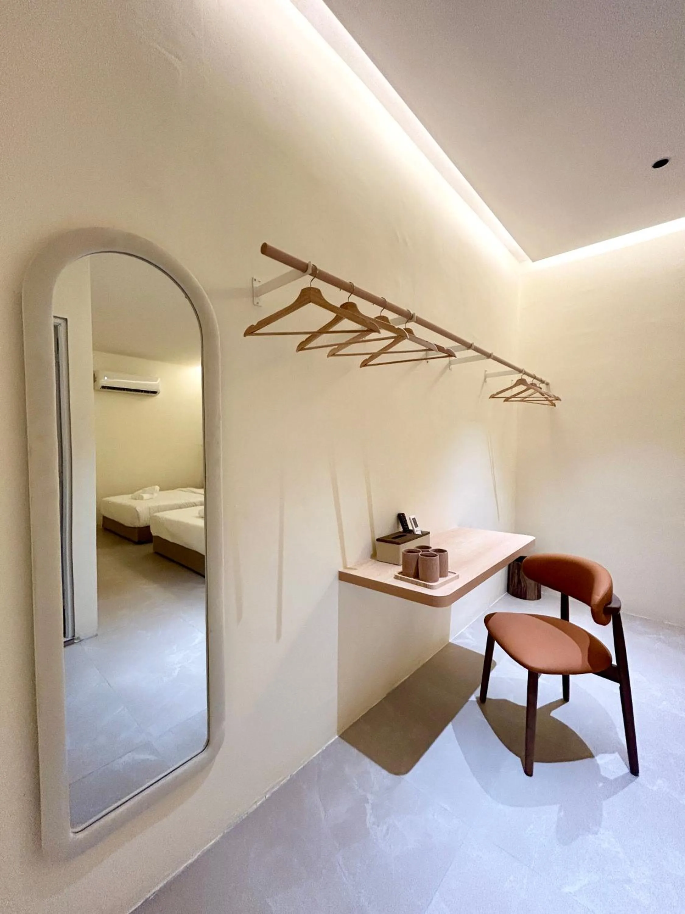 Bed in ONE18 Boutique Hotel