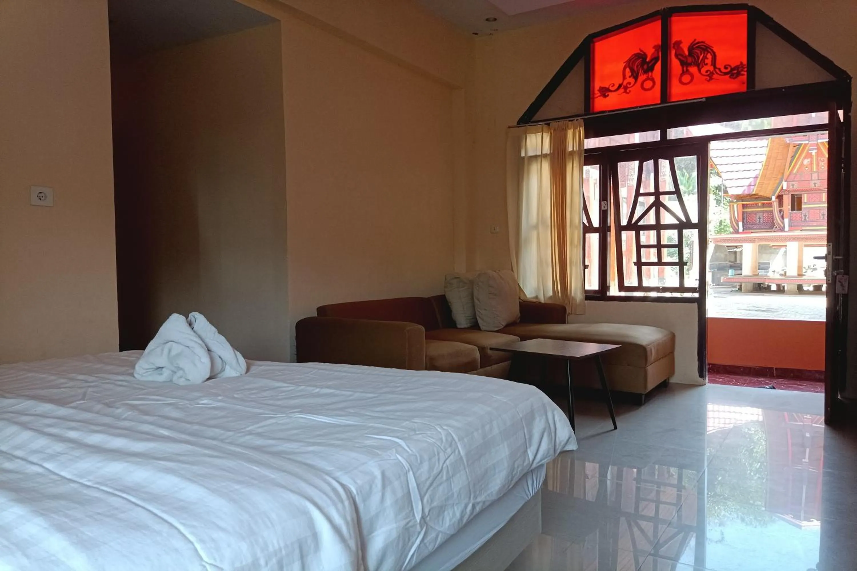 Bed in Hotel Lallangan