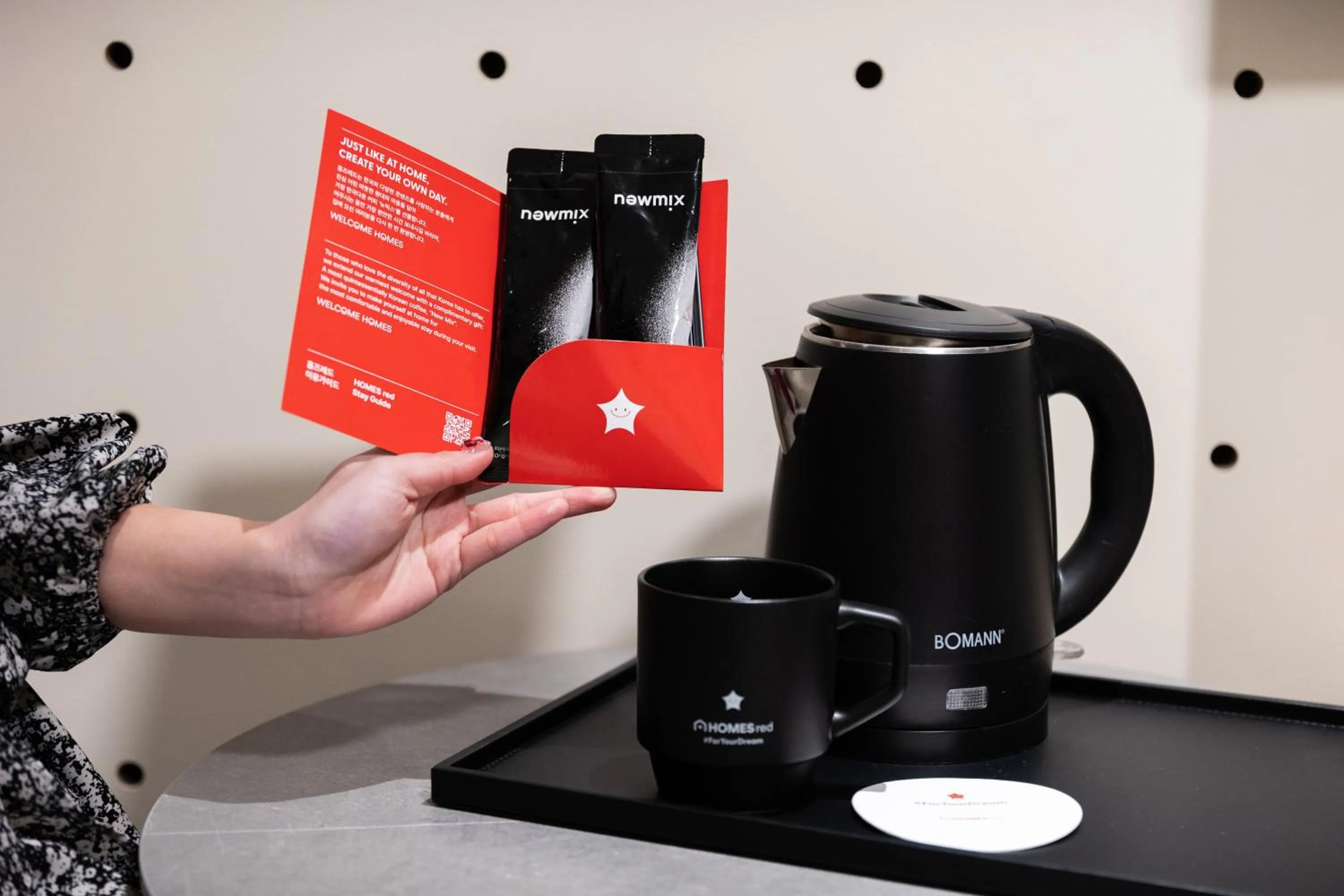 Coffee/tea facilities in HOMES Red Myeongdong