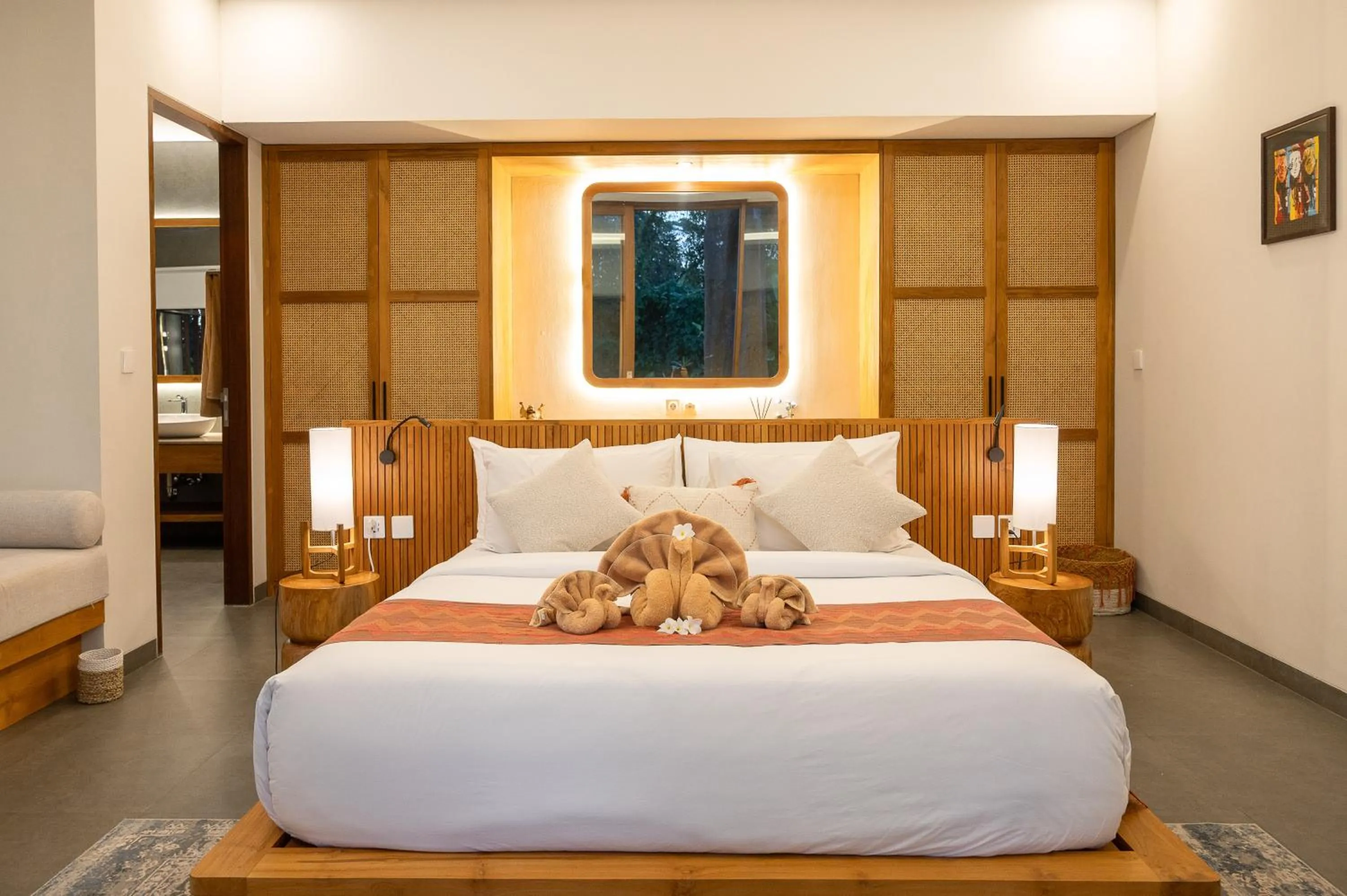 Bedroom, Bed in Villa Suarga Des Anicca