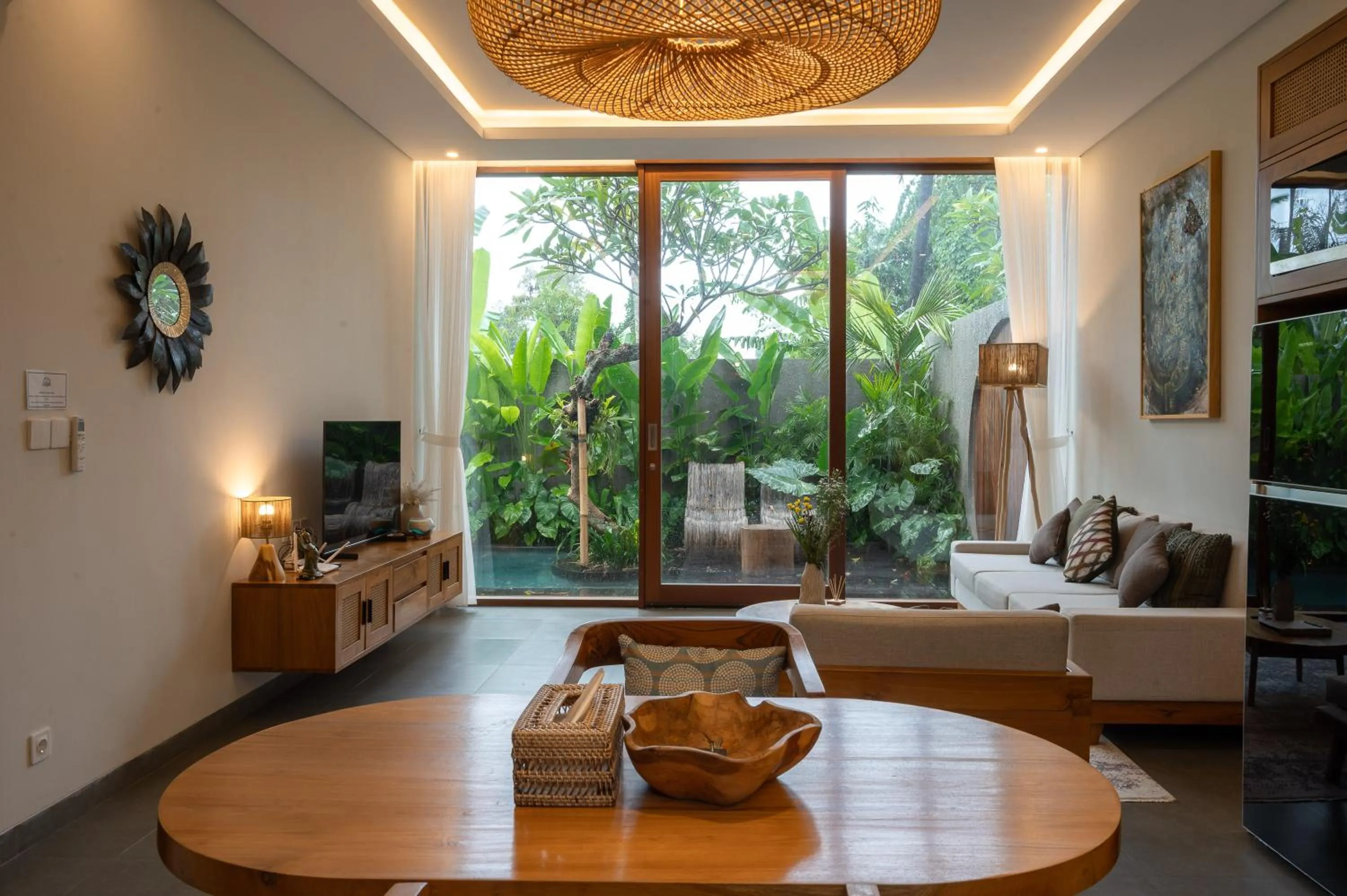 Living room in Villa Suarga Des Anicca