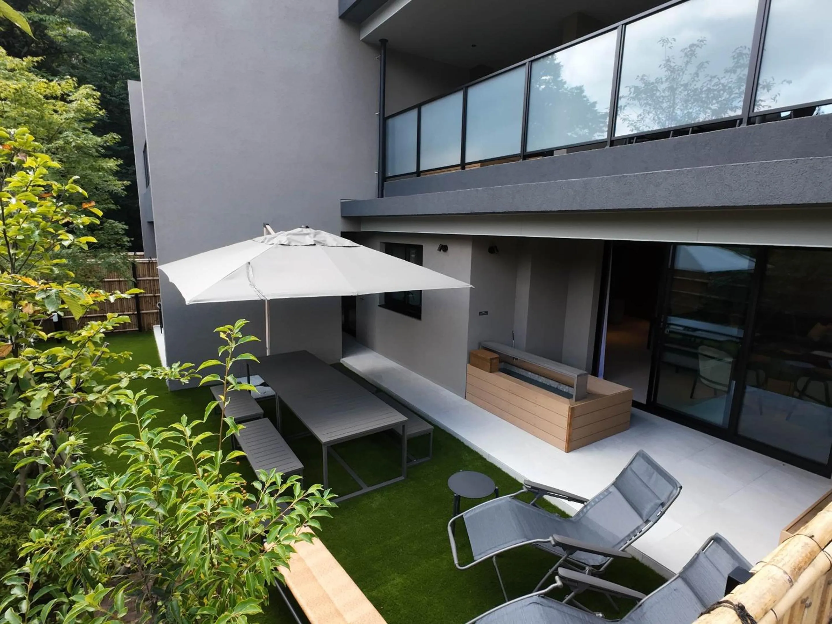 Balcony/Terrace in Rakuten STAY TERRACE Hakone Kowakudani