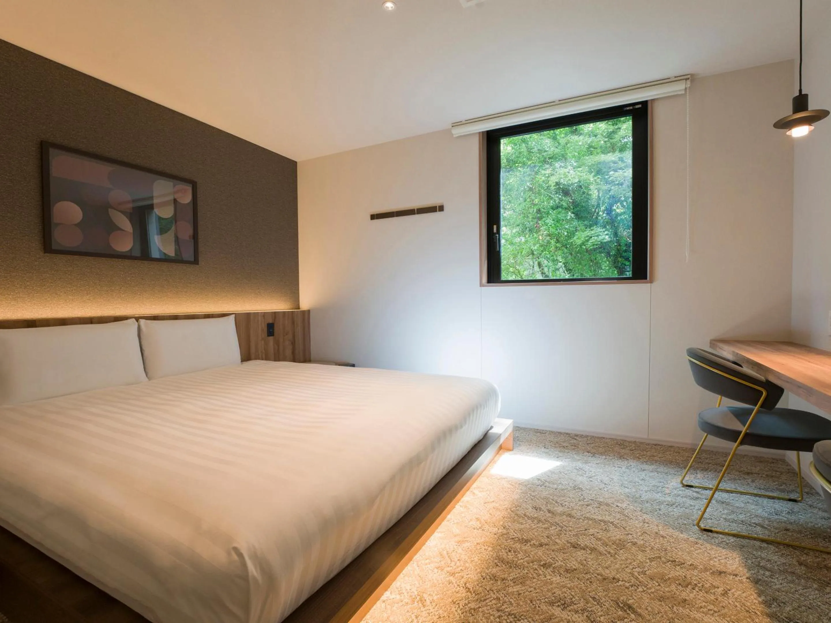 Bed in Rakuten STAY TERRACE Hakone Kowakudani